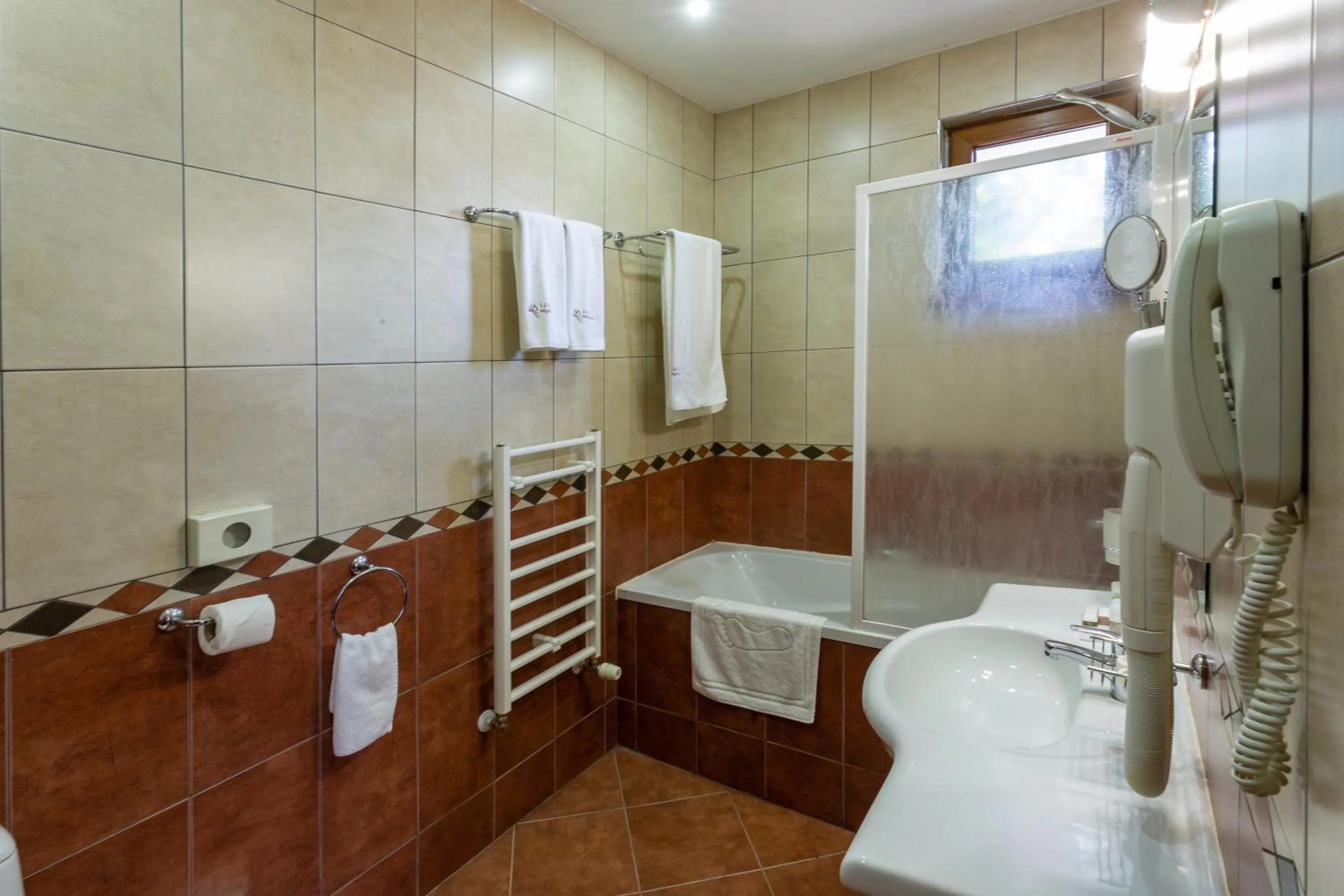 Bathroom in Musala Hotel