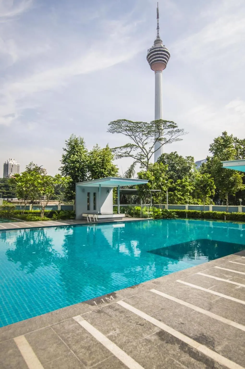 Swimming pool in Suasana Bukit Ceylon Residence