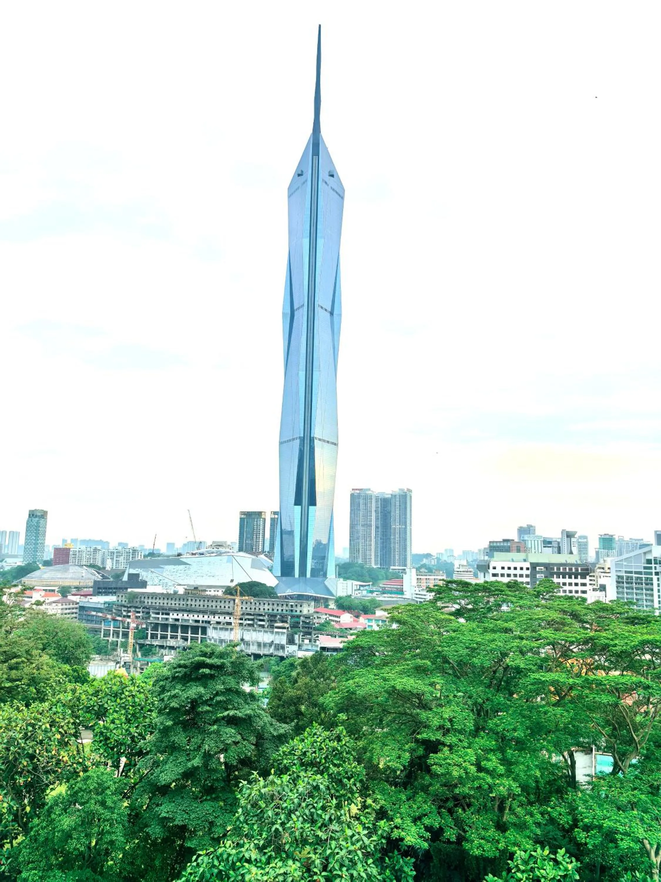 City view in Suasana Bukit Ceylon Residence