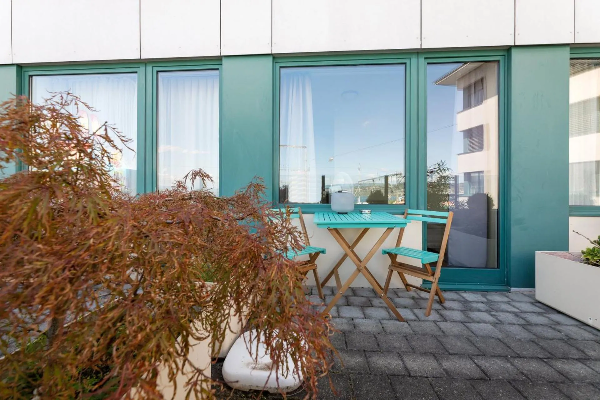 Balcony/Terrace in becozy du Lac Self-Check In Hotel Riviera Edition