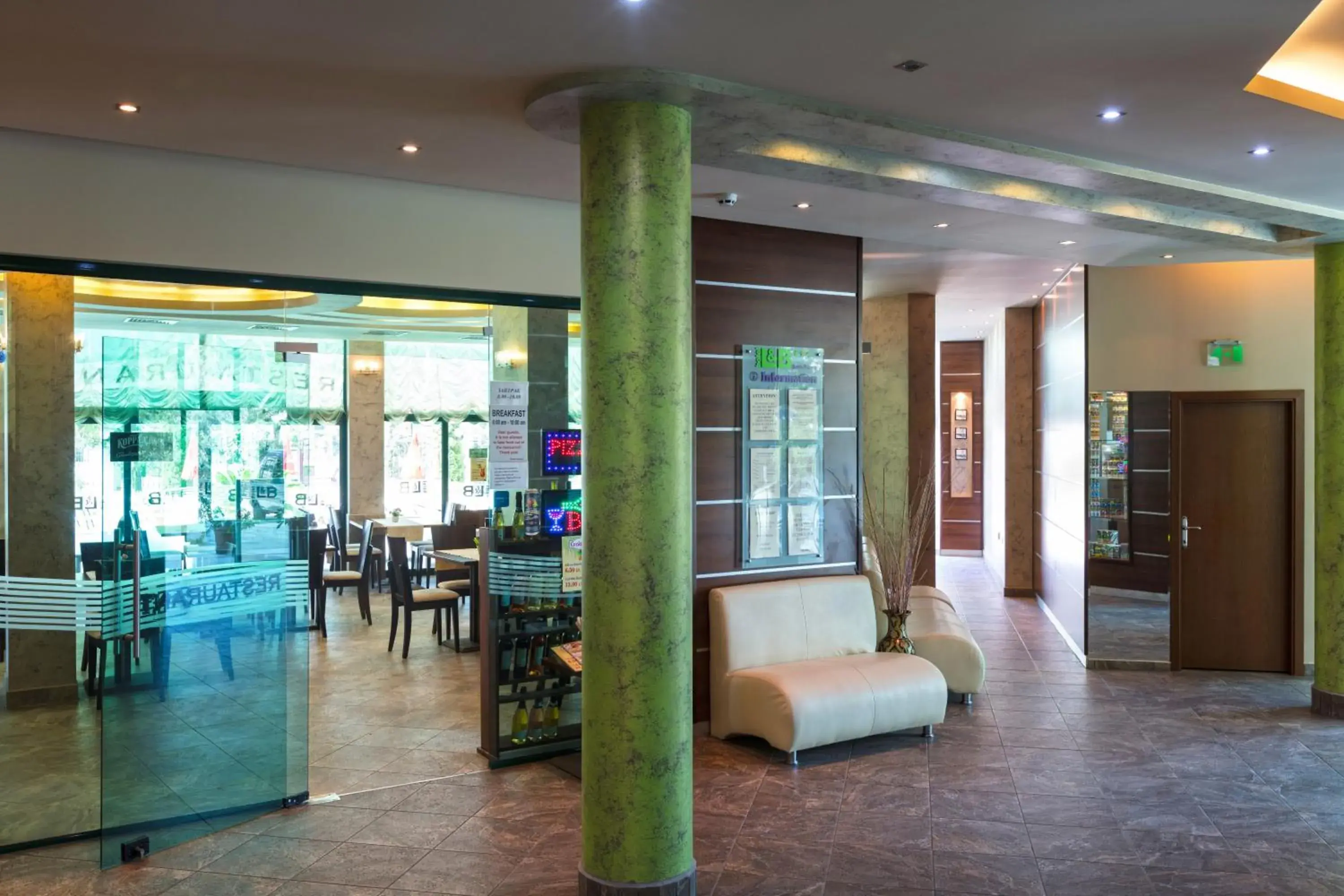 Lobby or reception in Hotel L&B- Free parking Lobby or reception in Hotel L&B- Free parking