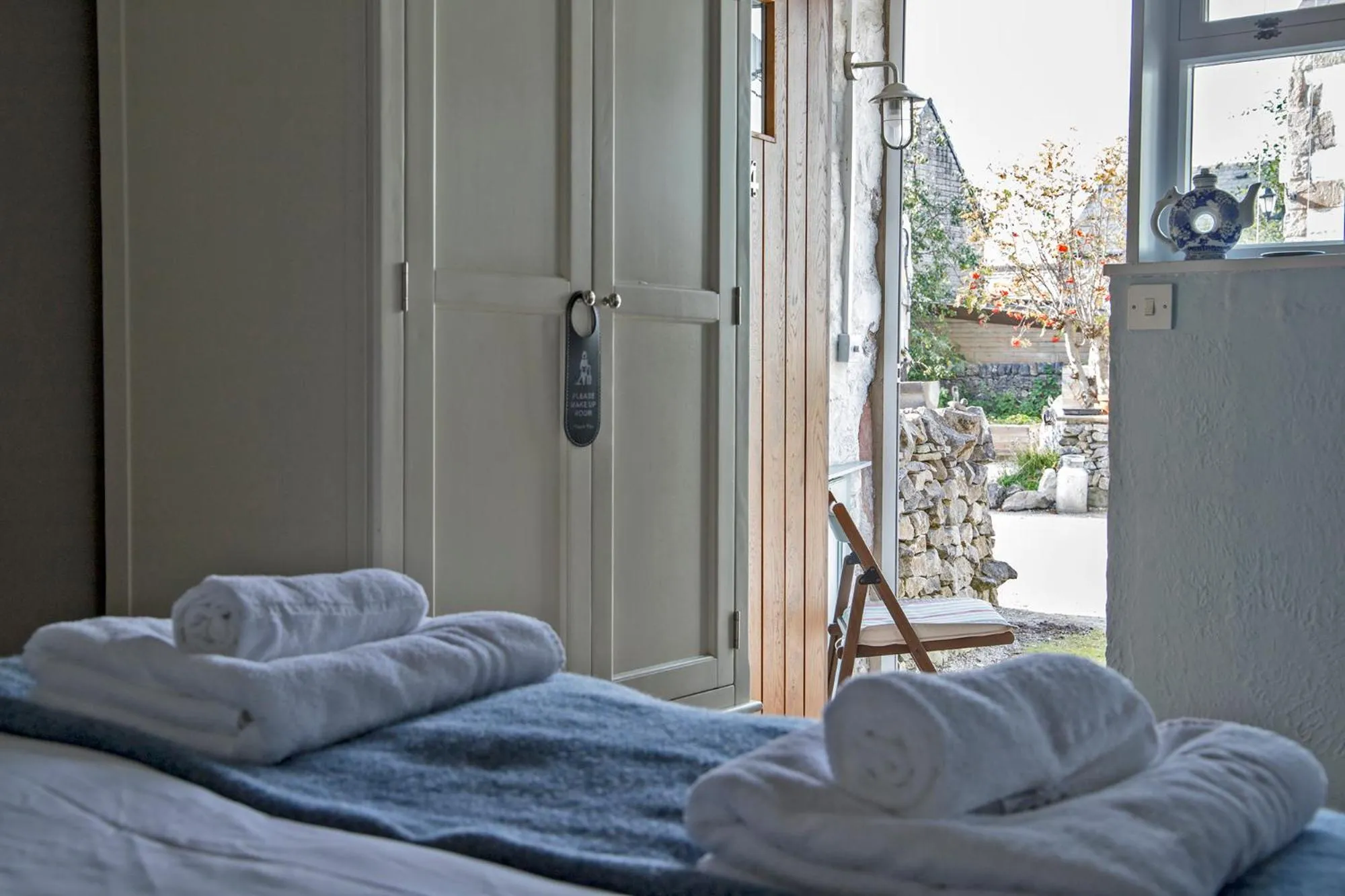 Balcony/Terrace, Bed in Hawthorn Farm Guest House