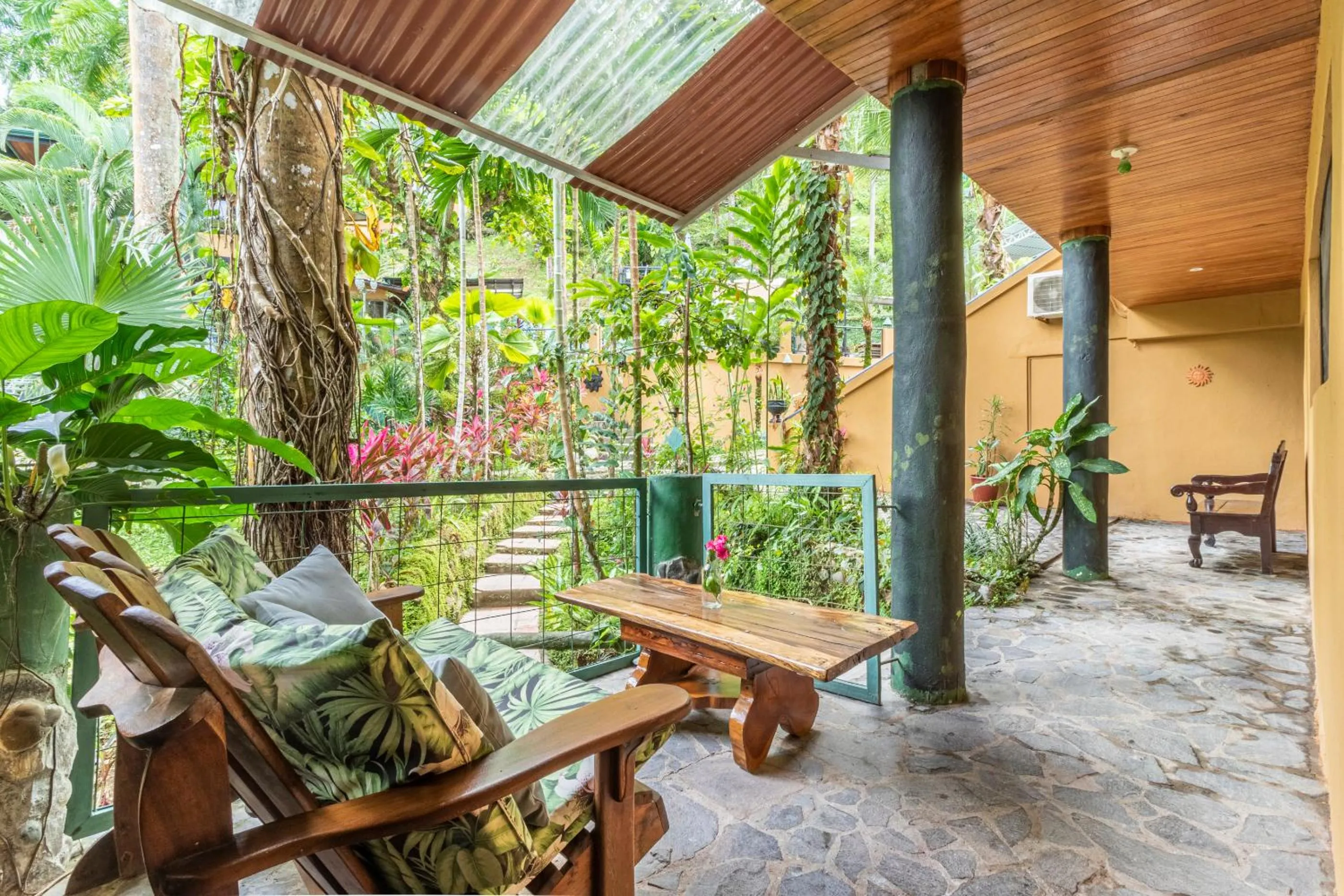 Patio in Boutique Hotel Las Cascadas
