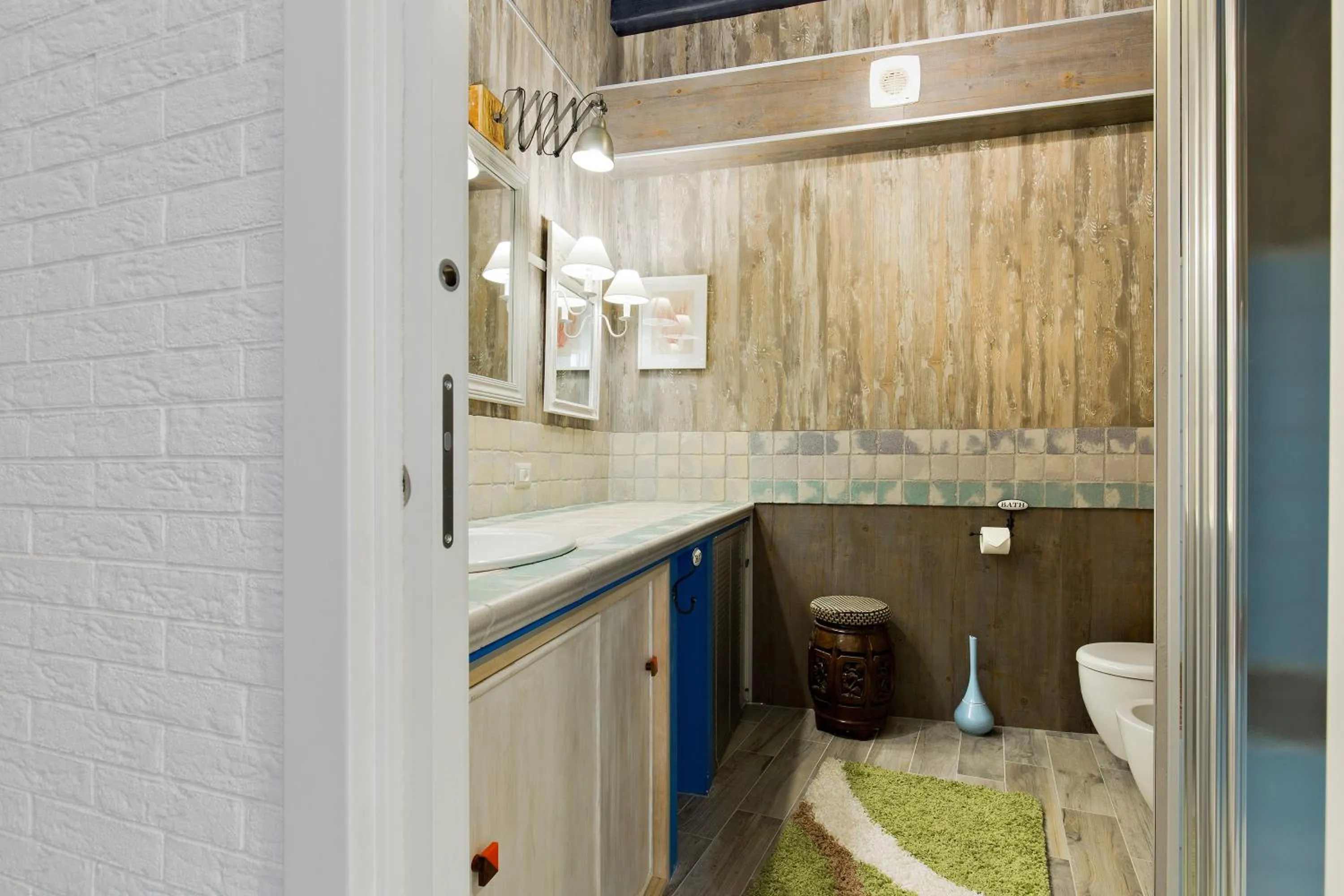 Bathroom in Rome As You Feel - Design Apartment at Colosseum