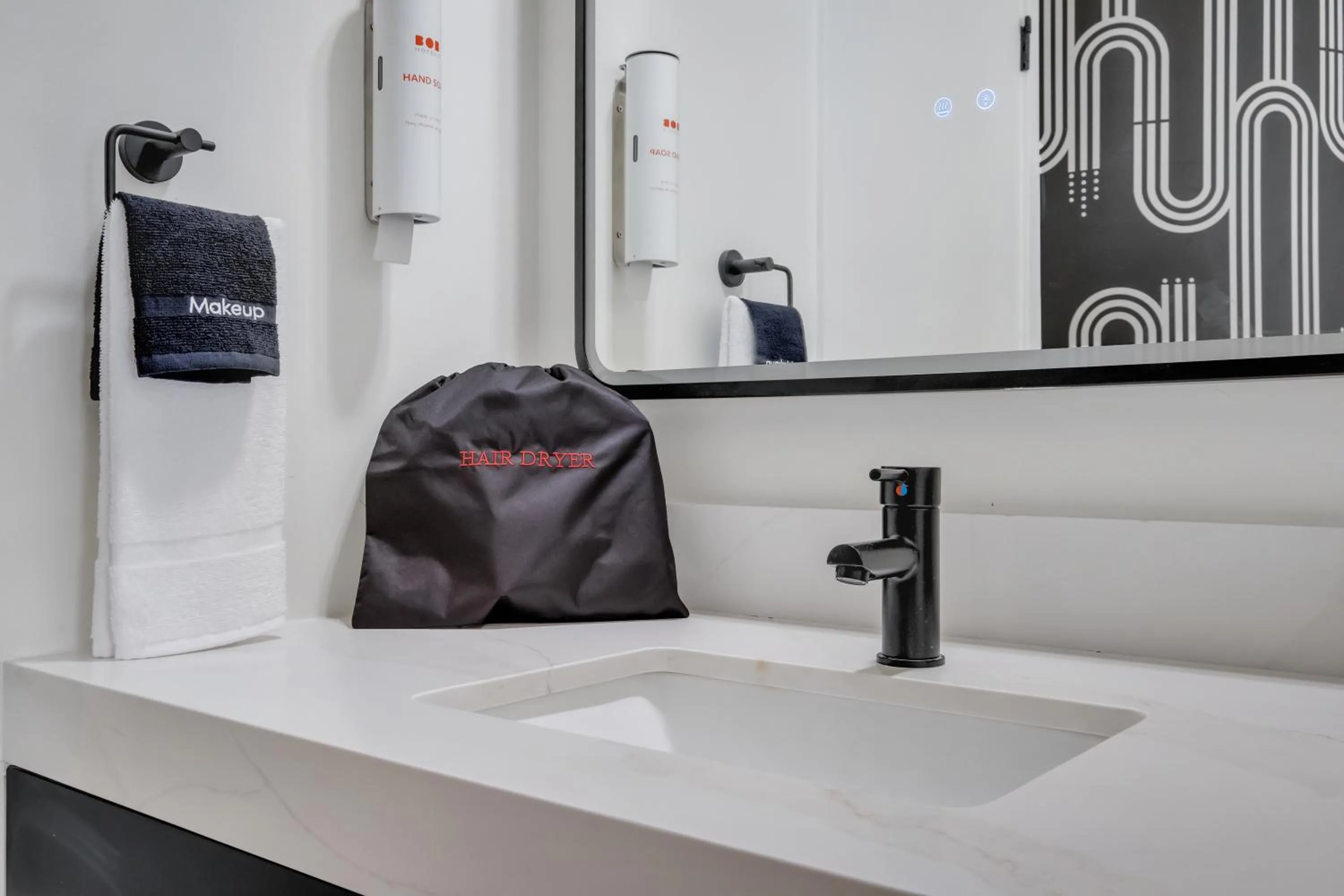 Bathroom in BOB Hotels Tallahassee - Boutique on Budget