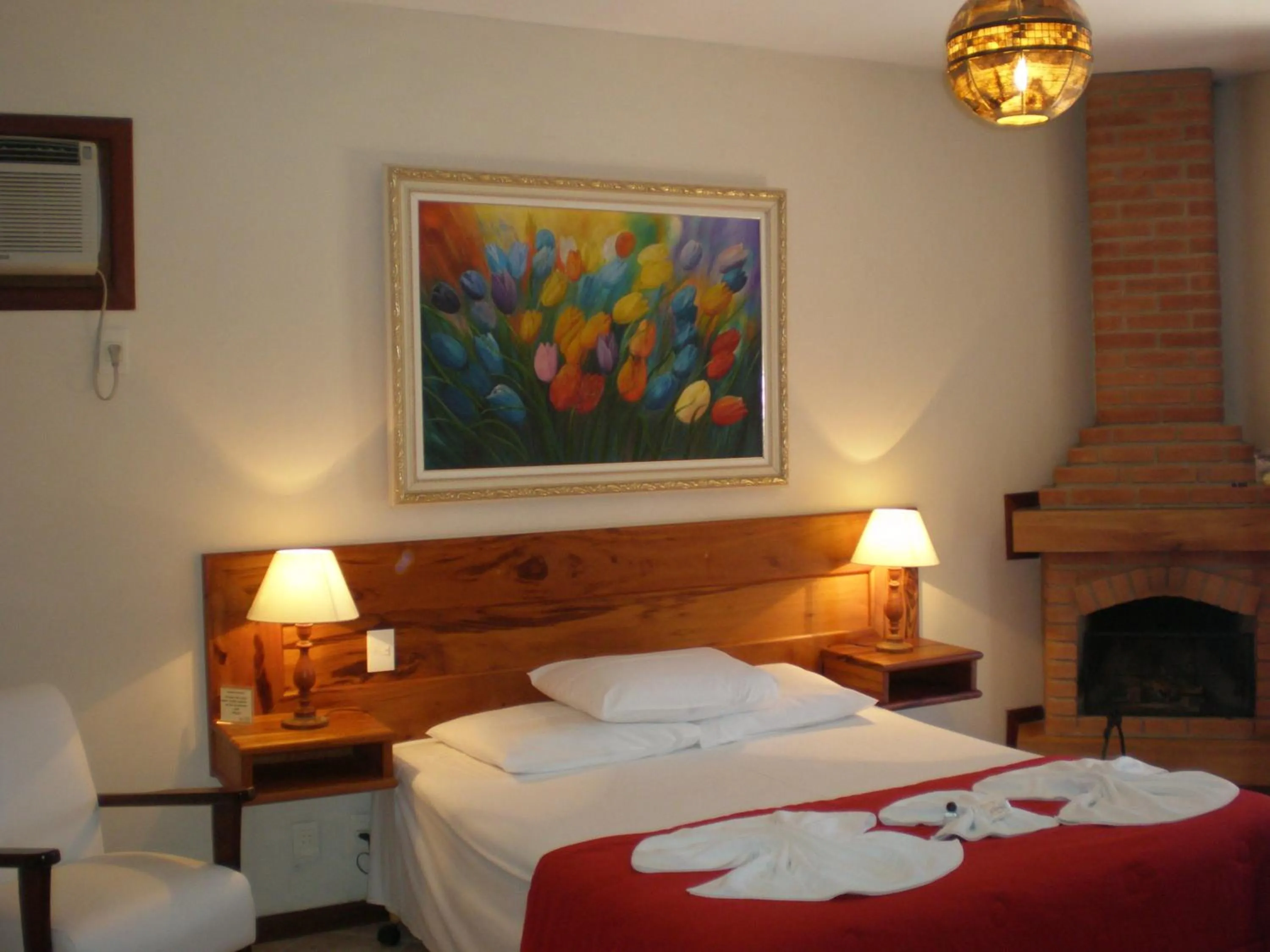 Bed in Pousada Solar das Montanhas