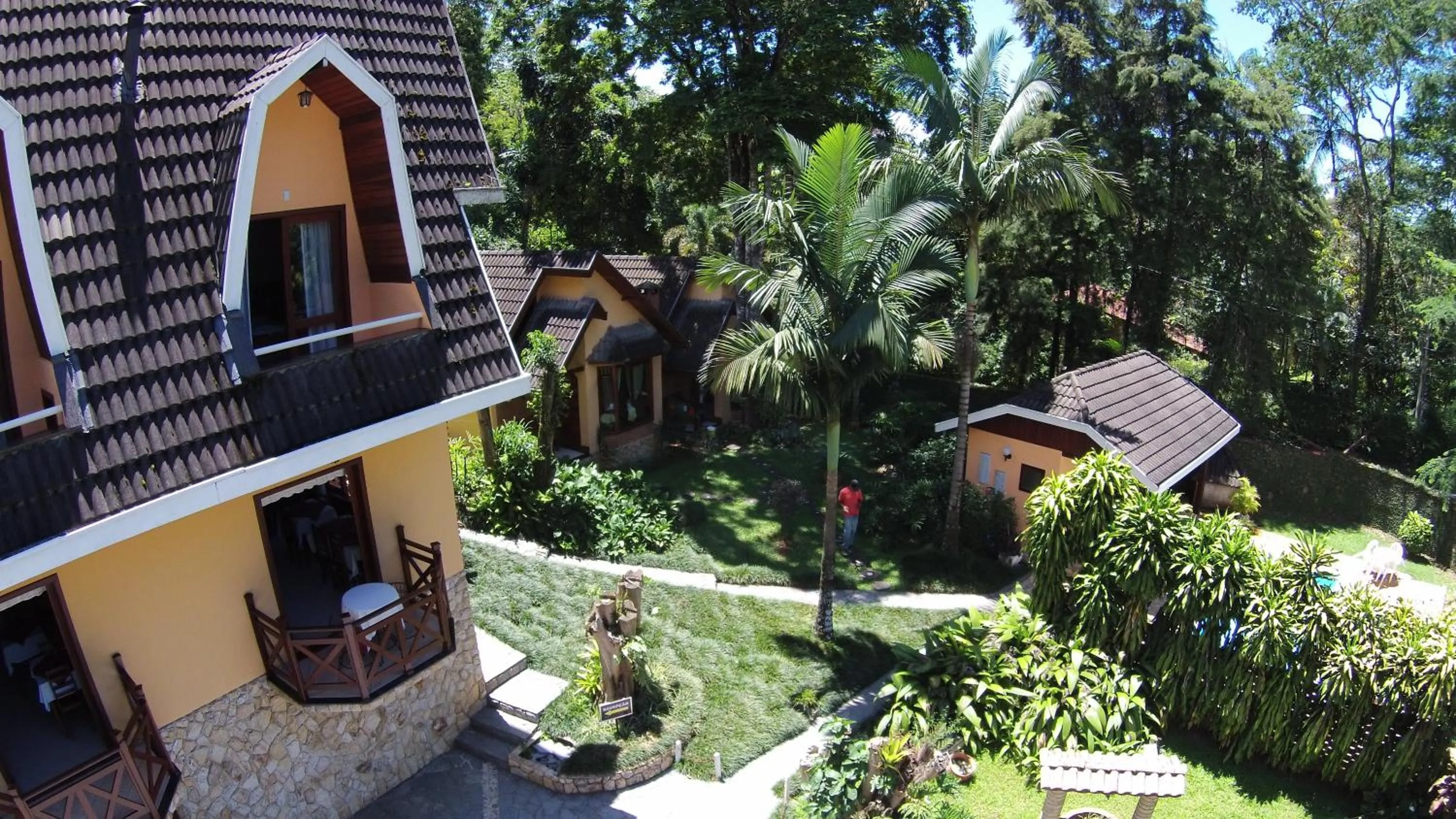 Garden view in Pousada Solar das Montanhas