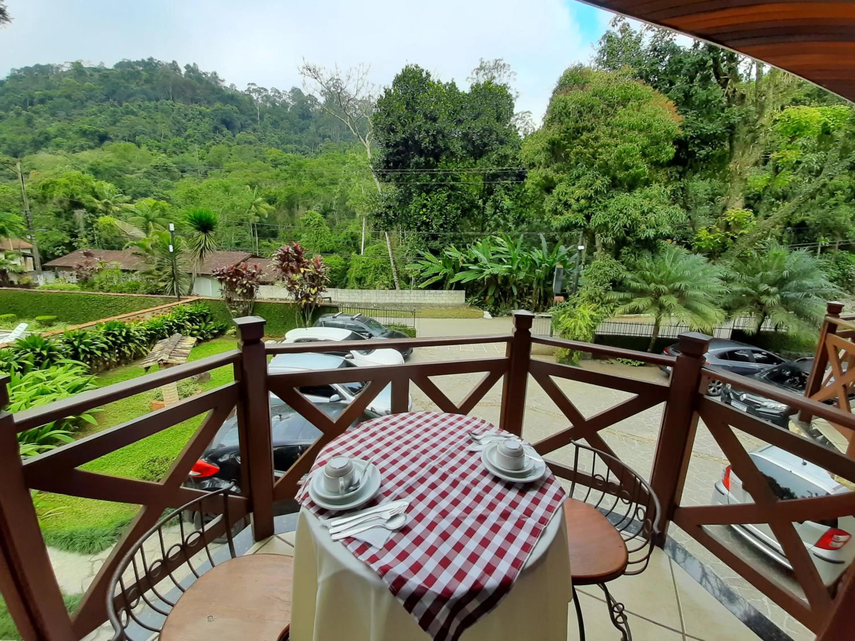Garden view in Pousada Solar das Montanhas