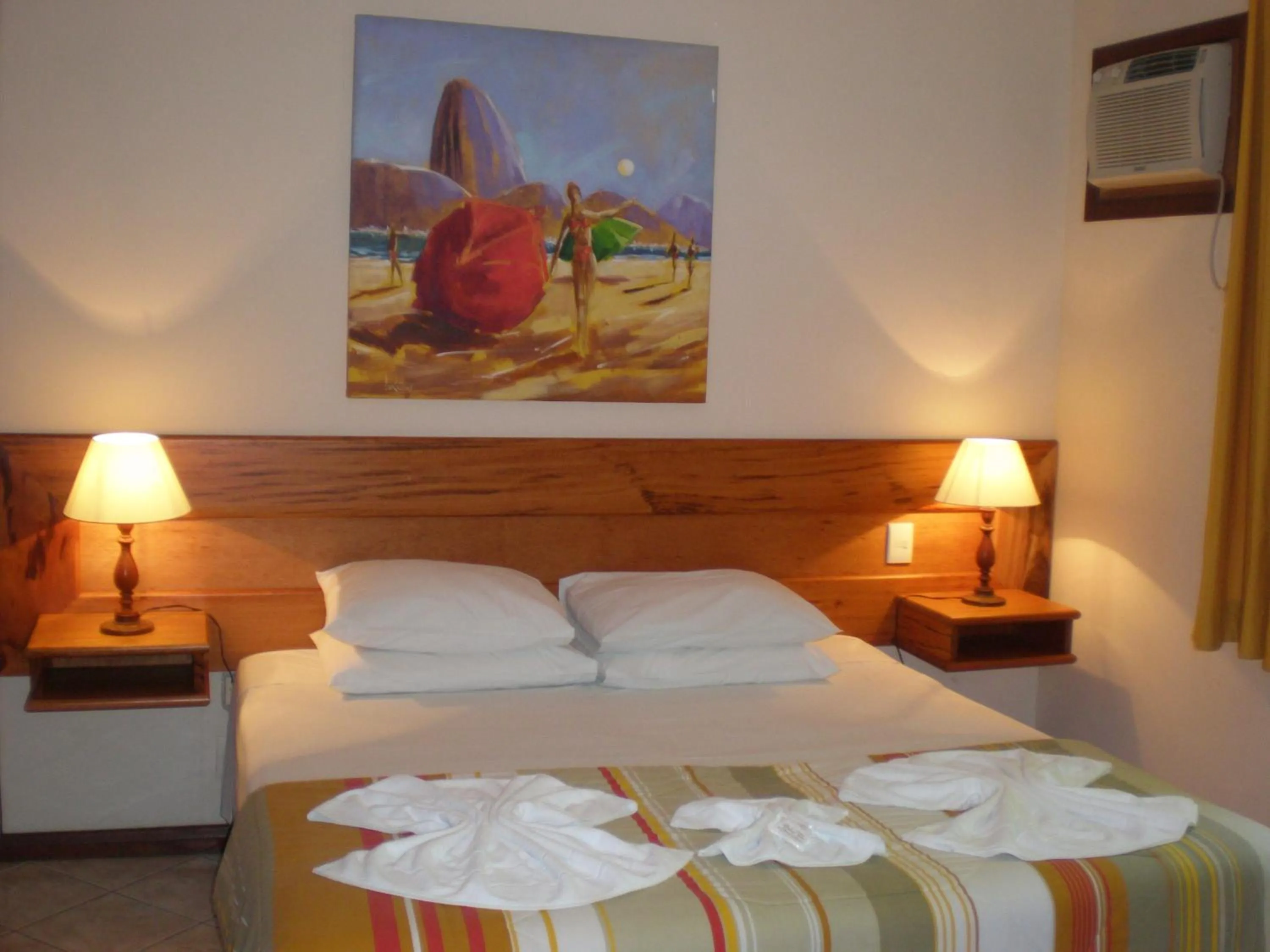 Bed in Pousada Solar das Montanhas
