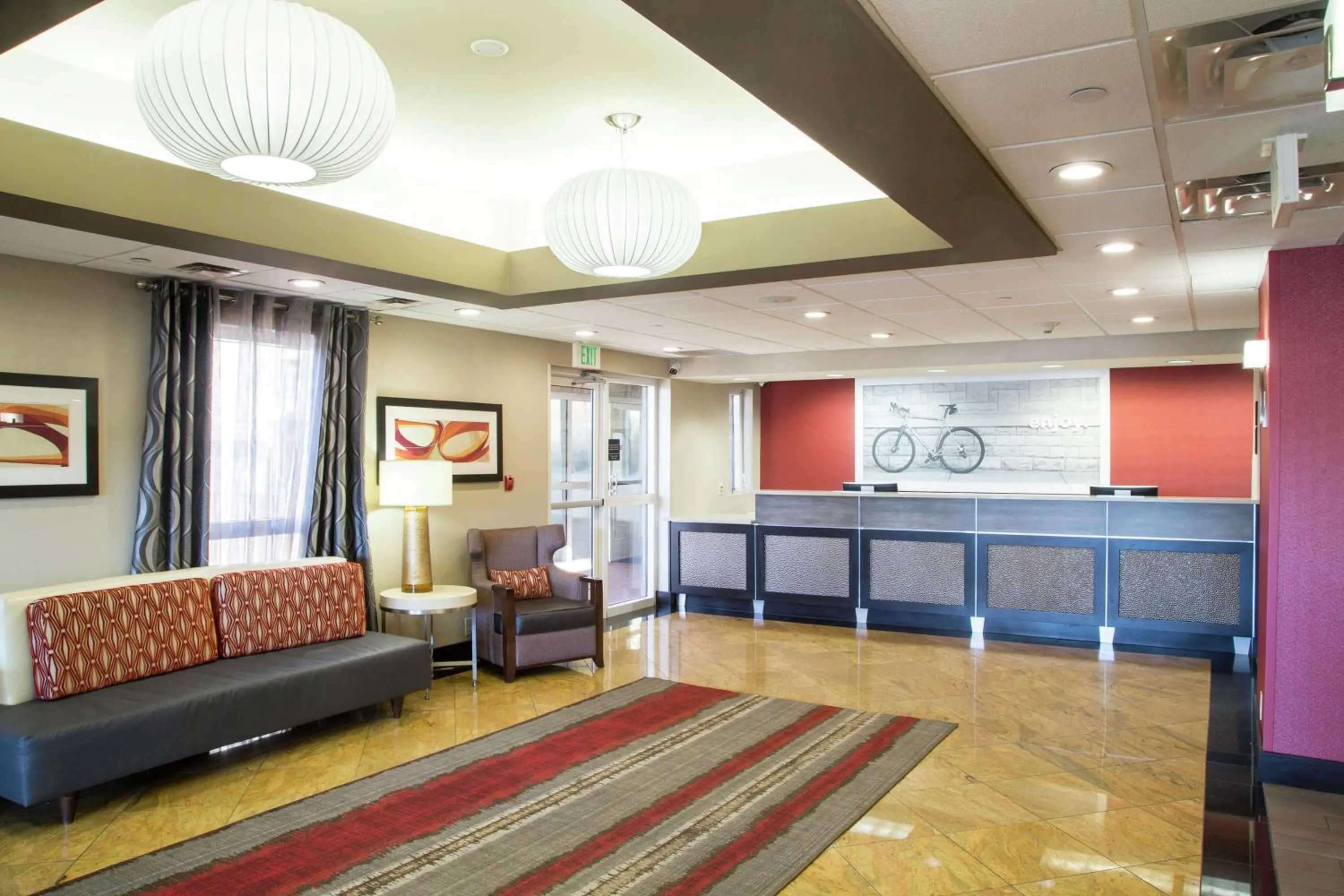 Lobby or reception in Hampton Inn Oxford-West