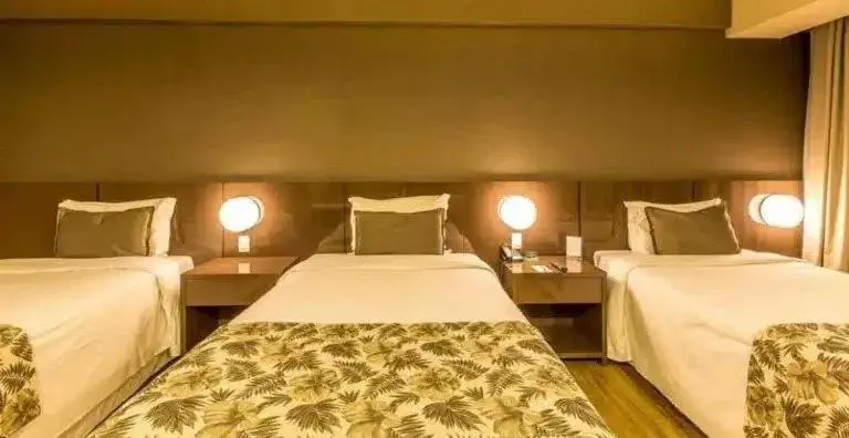 Bed in Tauá Hotel & Convention Atibaia Bed in Tauá Hotel & Convention Atibaia