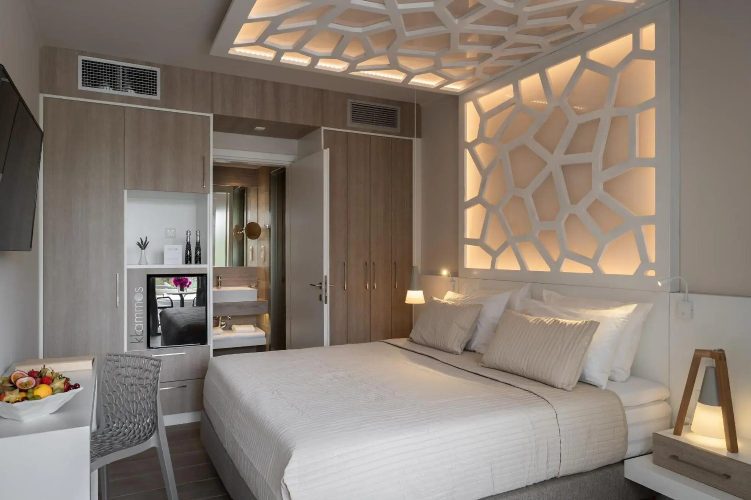 Deluxe Double with Outdoor Hot Tub Inland View or Garden View in KB Ammos Deluxe Double with Outdoor Hot Tub Inland View or Garden View in KB Ammos