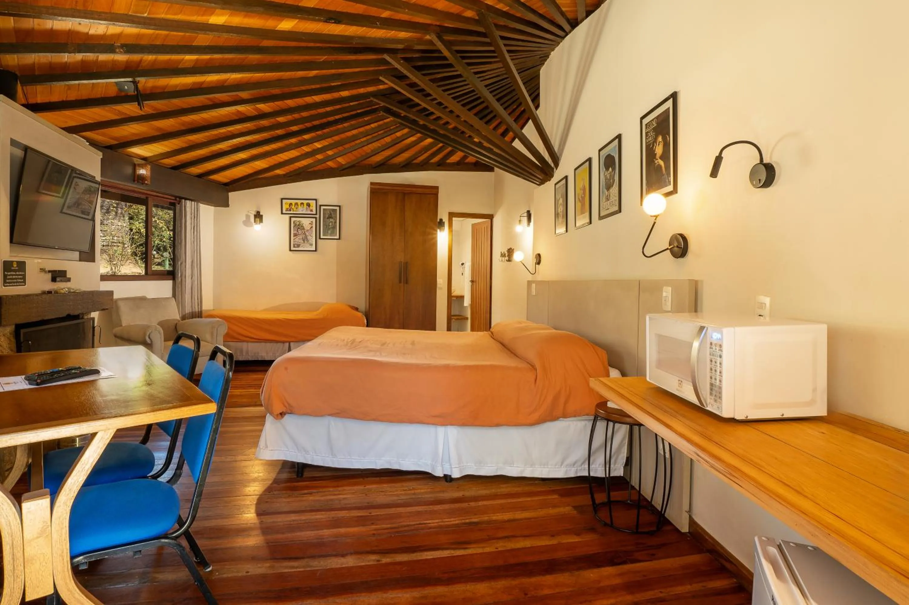 Bed in Surya-Pan Refúgio Hotel - Super Pet Friendly