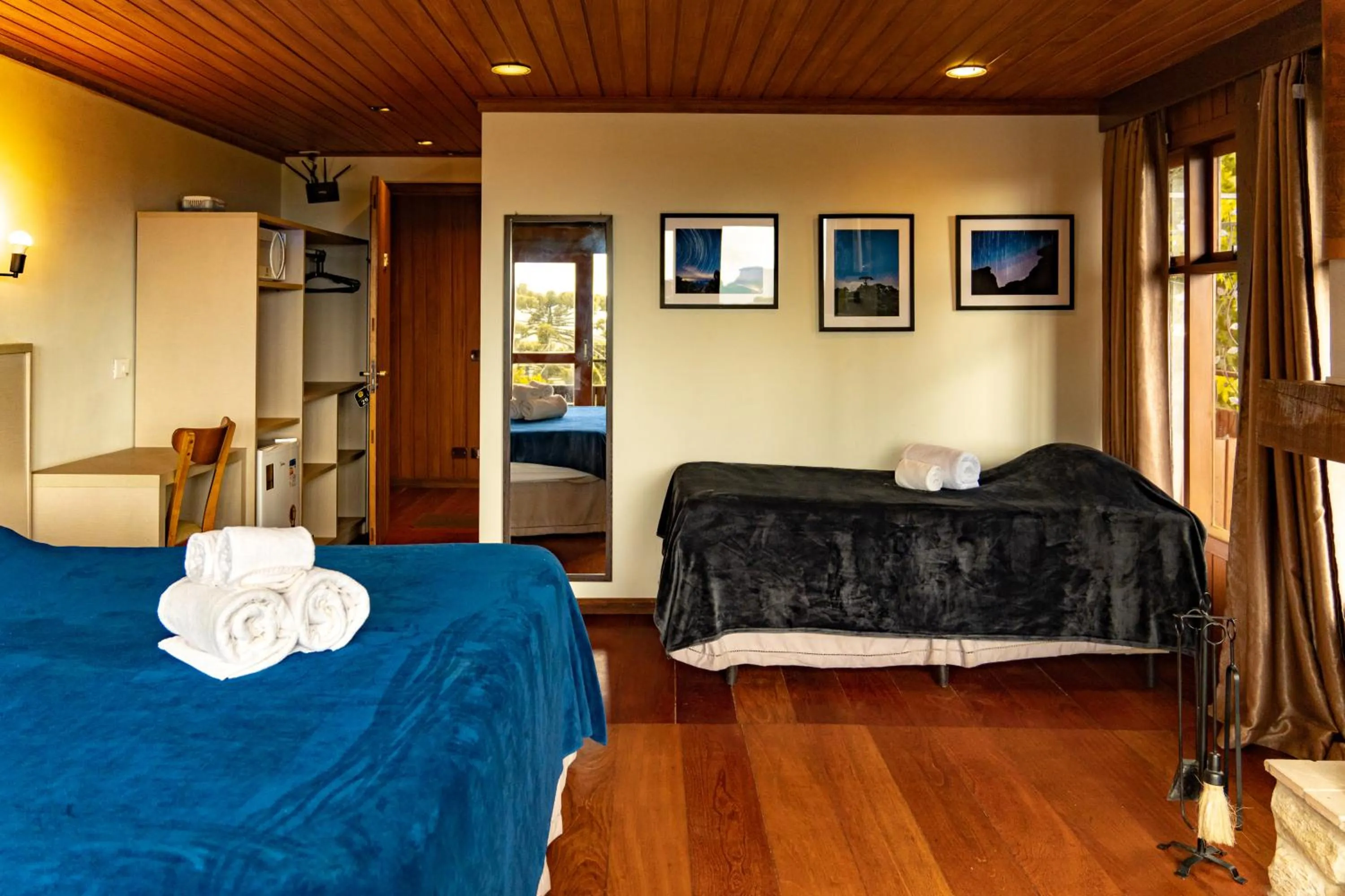 Bed in Surya-Pan Refúgio Hotel - Super Pet Friendly