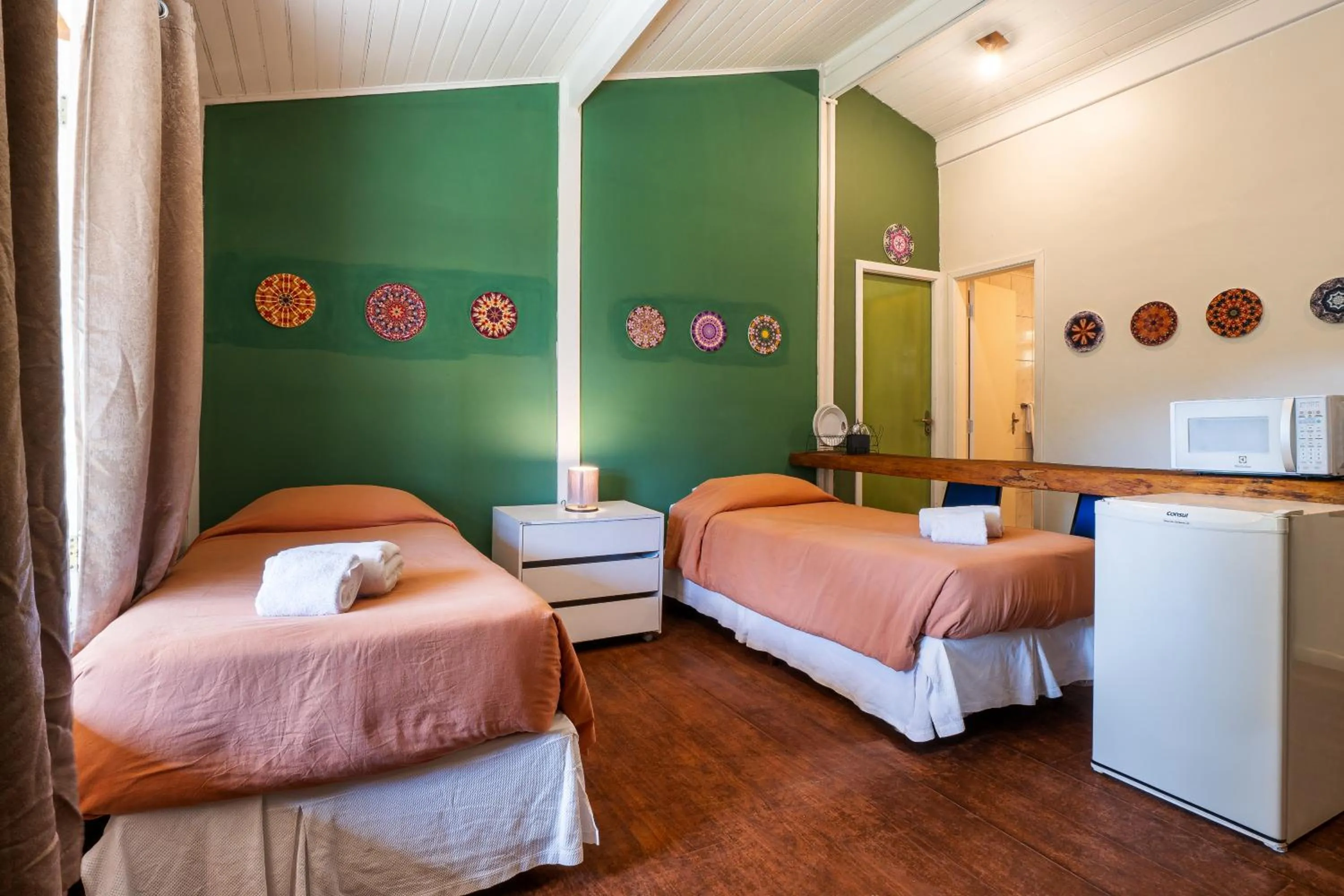 Bed in Surya-Pan Refúgio Hotel - Super Pet Friendly