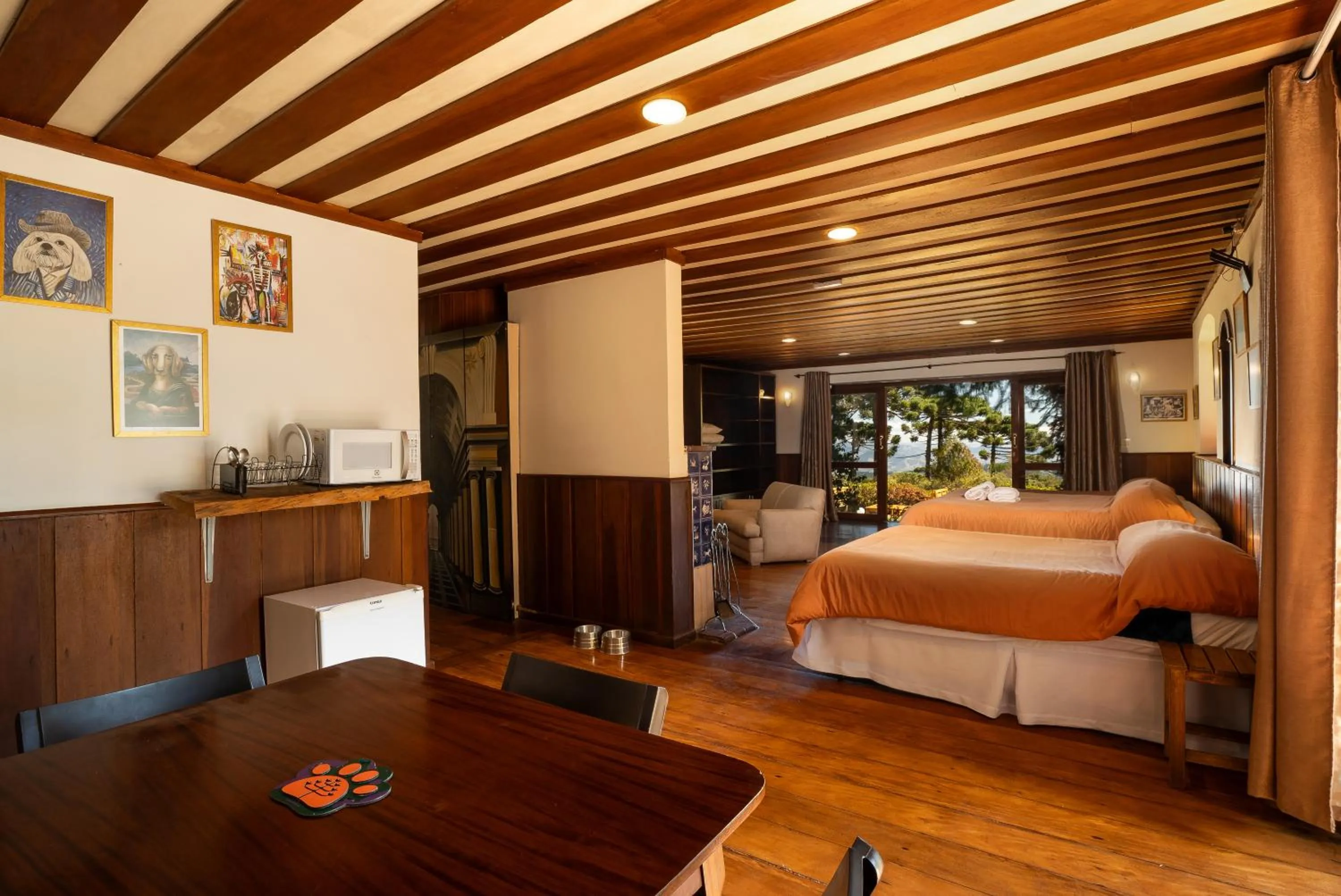 Bed in Surya-Pan Refúgio Hotel - Super Pet Friendly