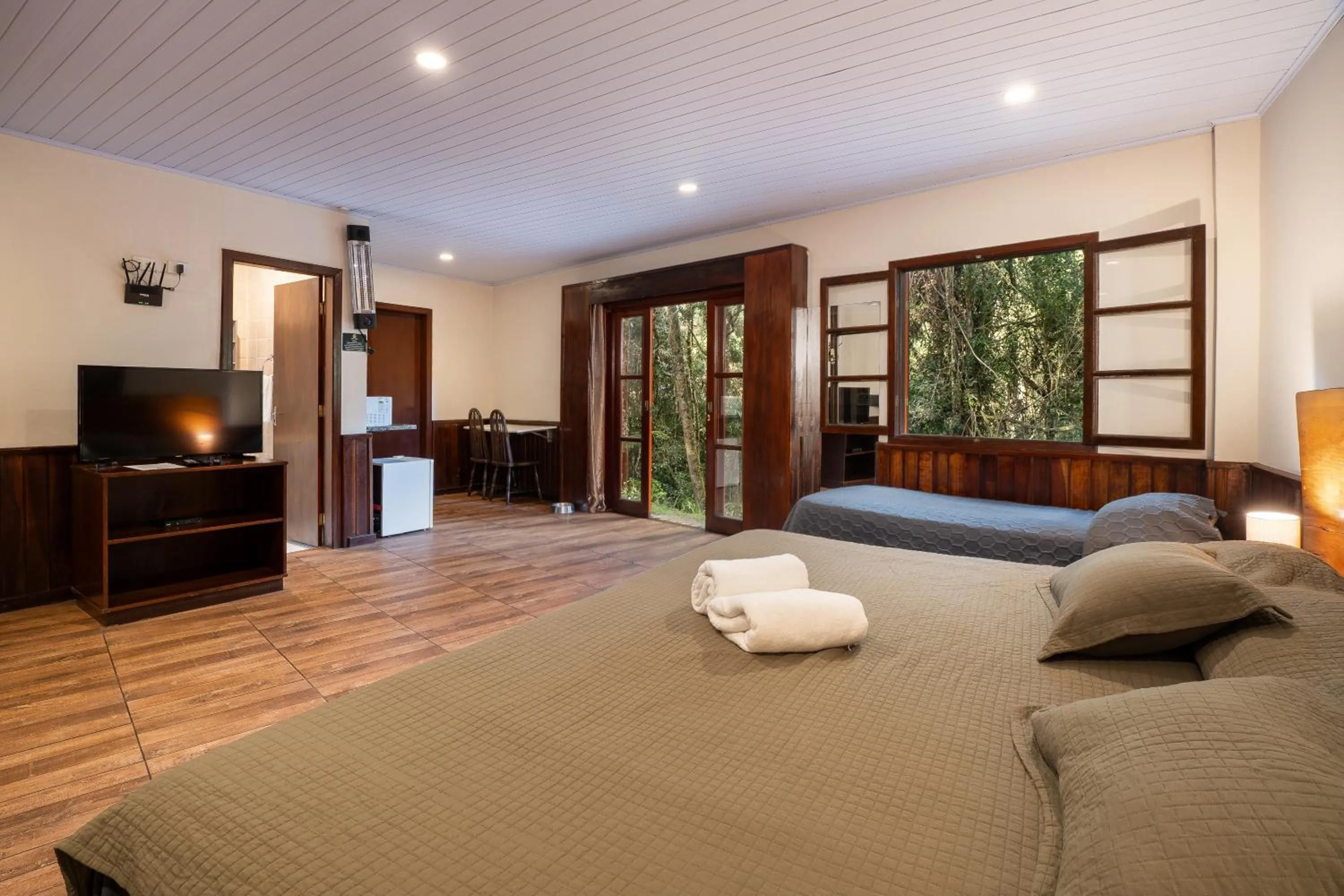 Bed in Surya-Pan Refúgio Hotel - Super Pet Friendly