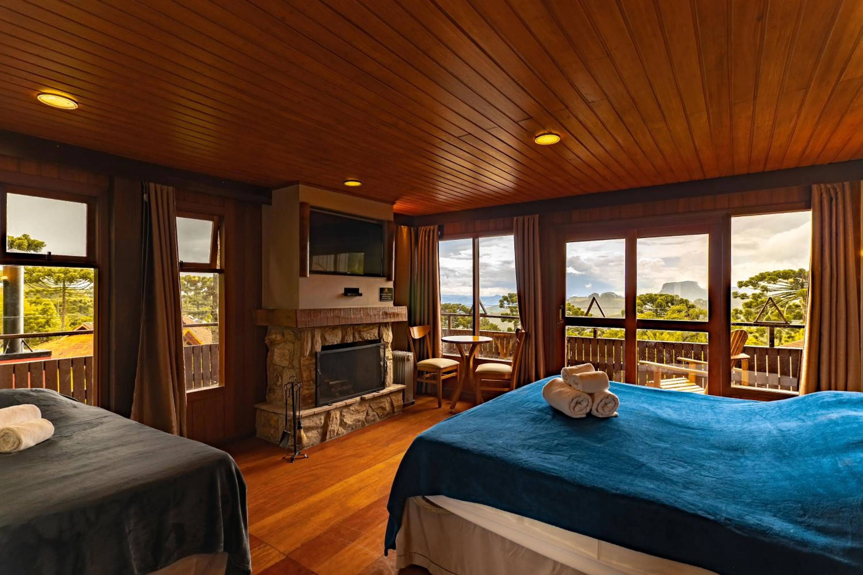 Bed in Surya-Pan Refúgio Hotel - Super Pet Friendly