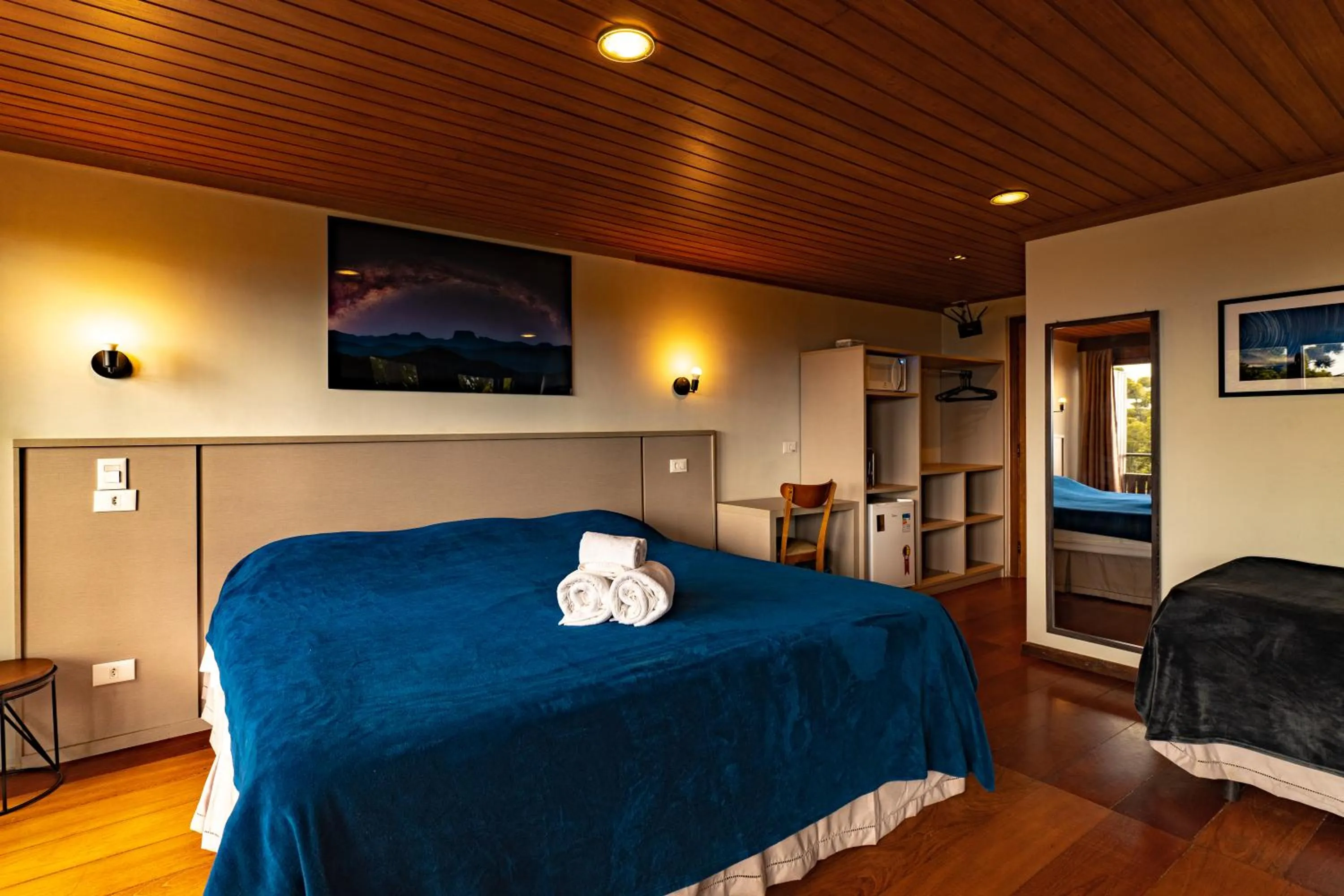 Bed in Surya-Pan Refúgio Hotel - Super Pet Friendly