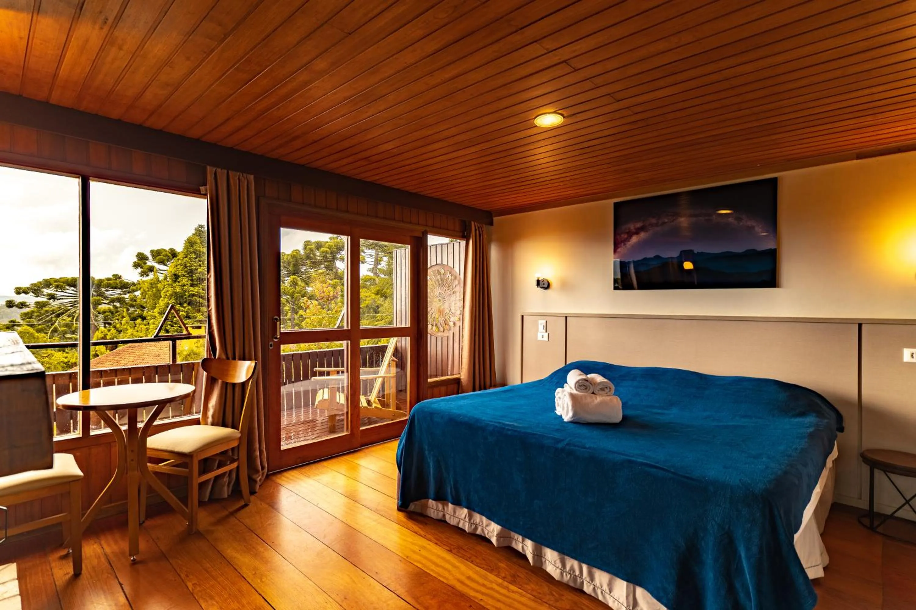 Bed in Surya-Pan Refúgio Hotel - Super Pet Friendly