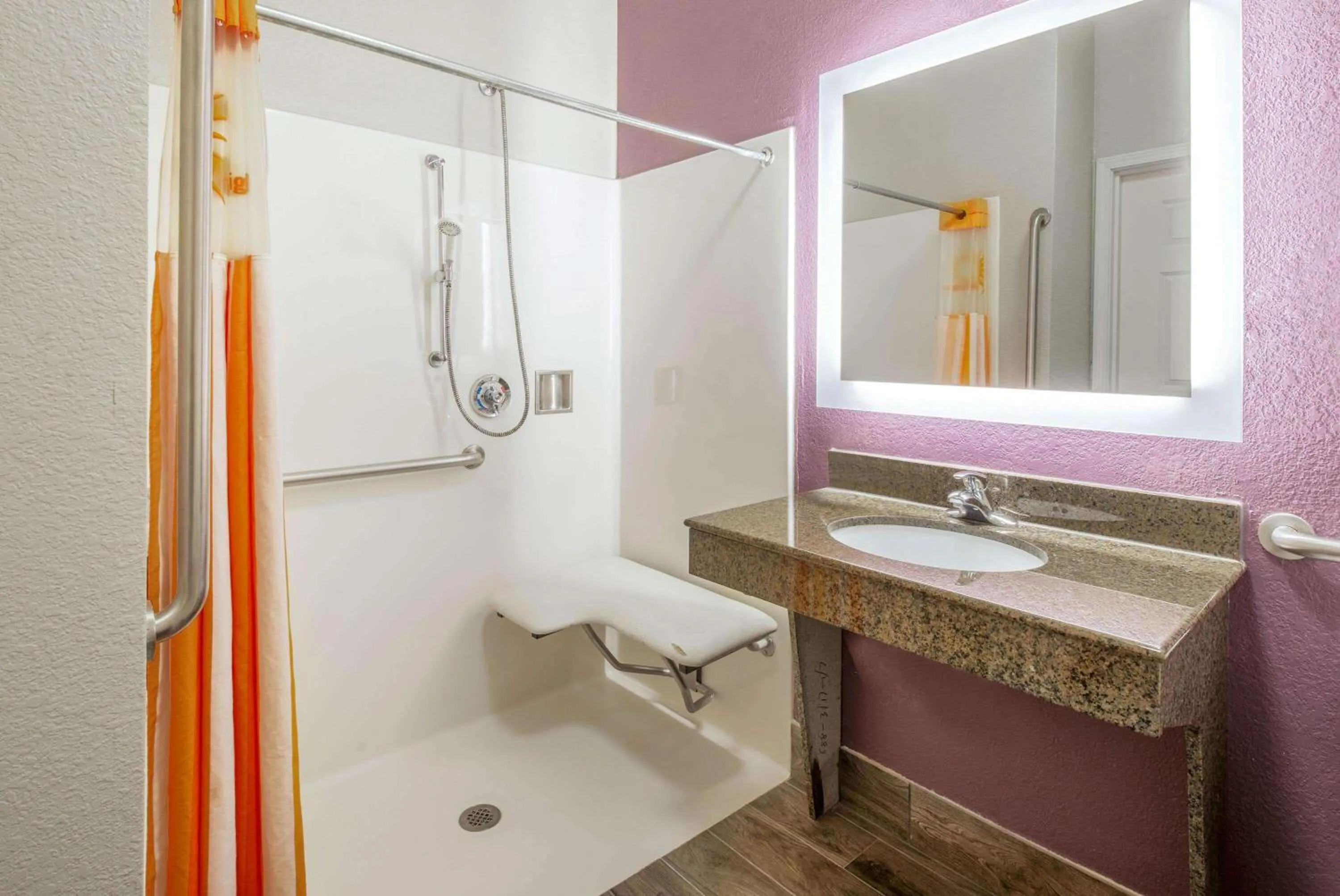 Shower in La Quinta by Wyndham Gainesville