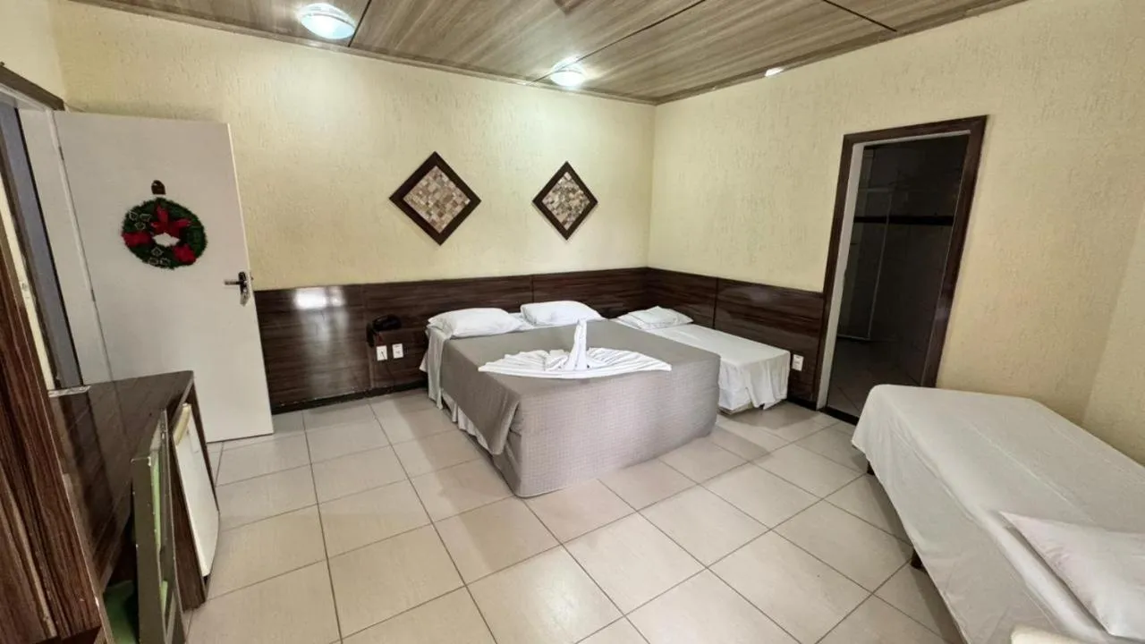 Bed in Hotel do Papai Noel