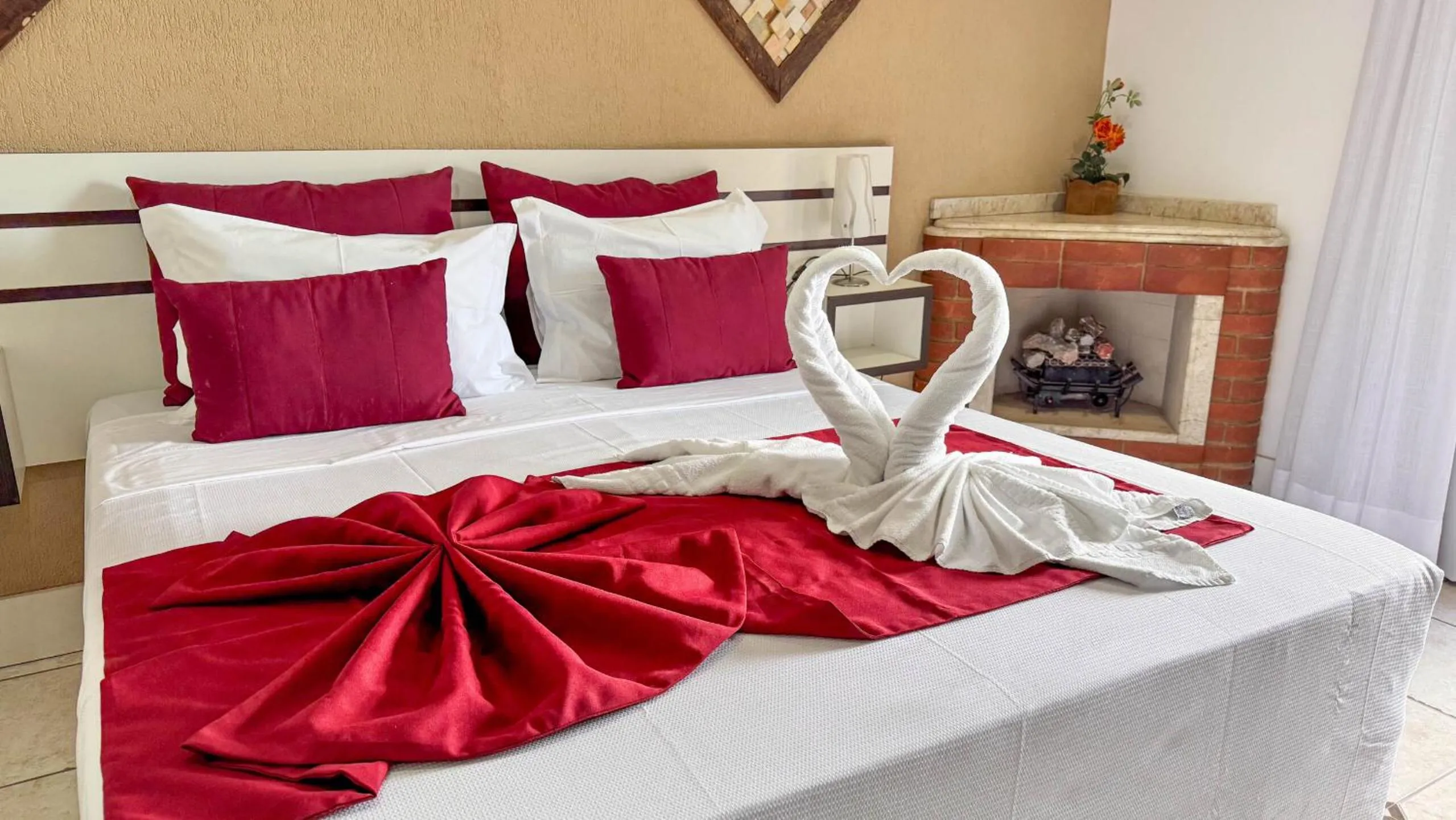 Bed in Hotel do Papai Noel