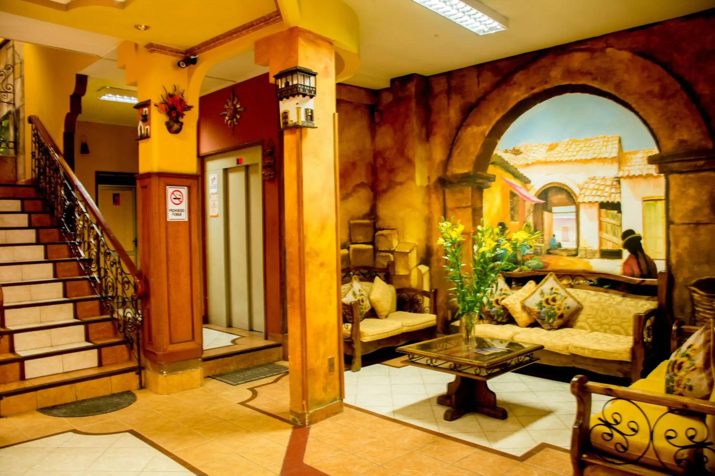 Lobby or reception in Hotel Las Brisas Centro Lobby or reception in Hotel Las Brisas Centro