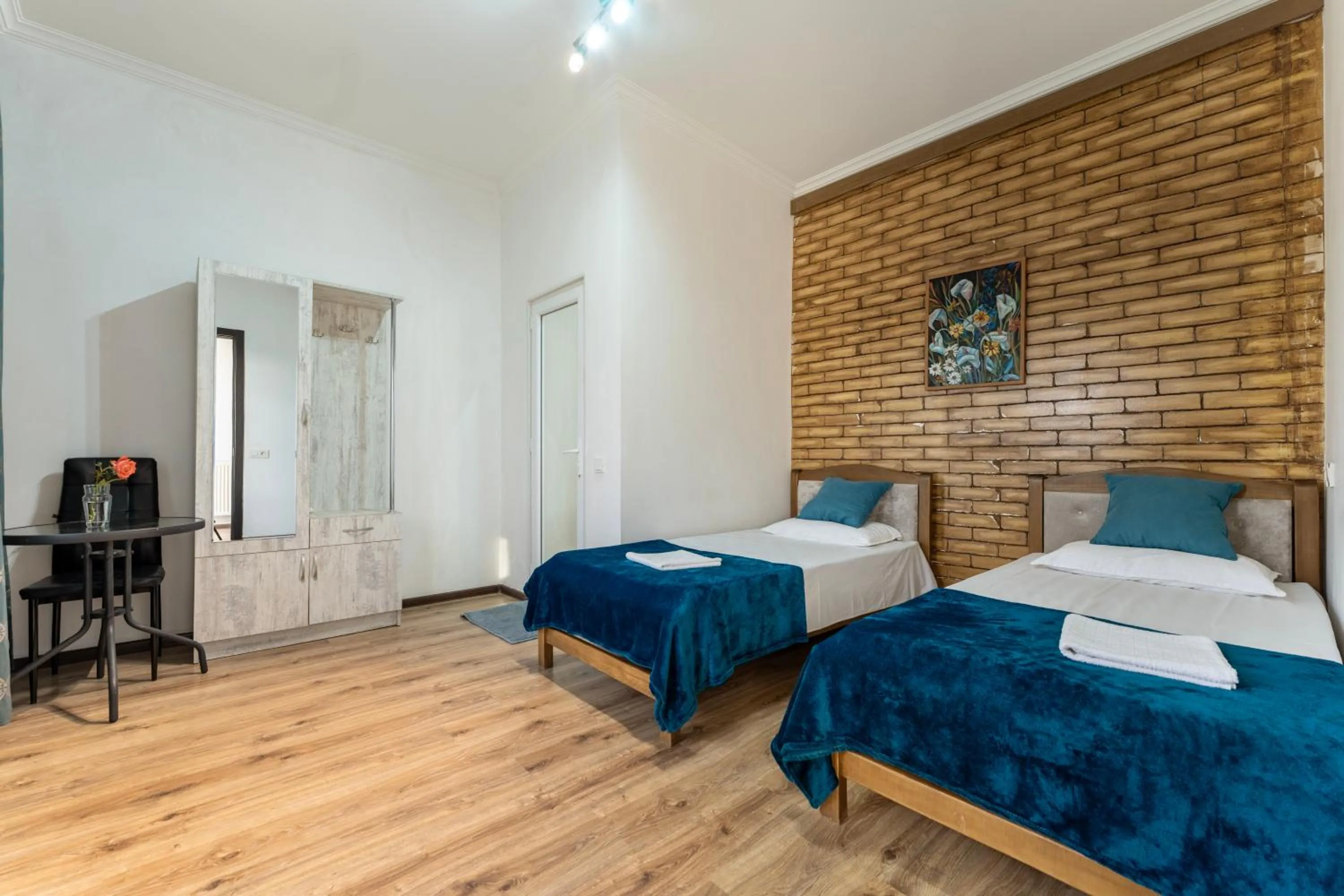 Bed in Upstairs Hotel Tbilisi