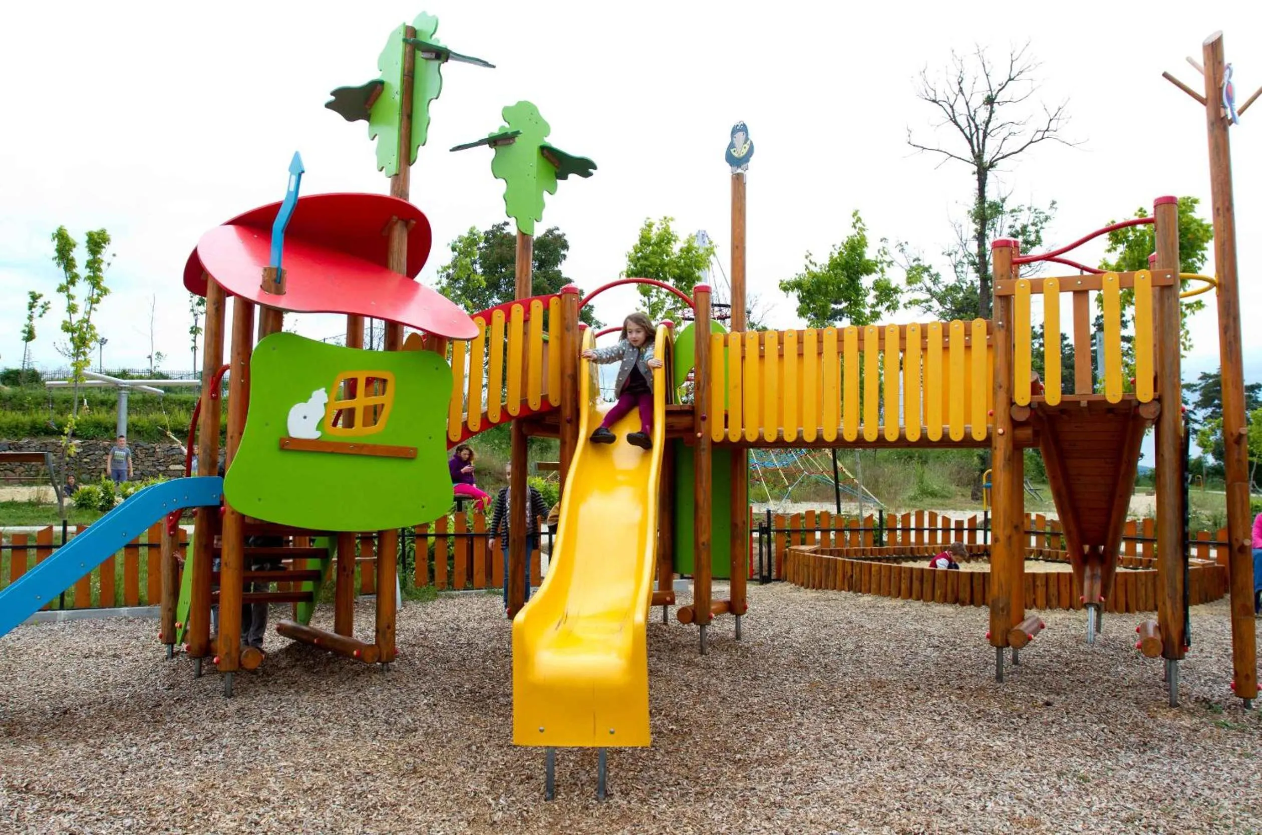 Children play ground in Santa Marina Holiday Village
