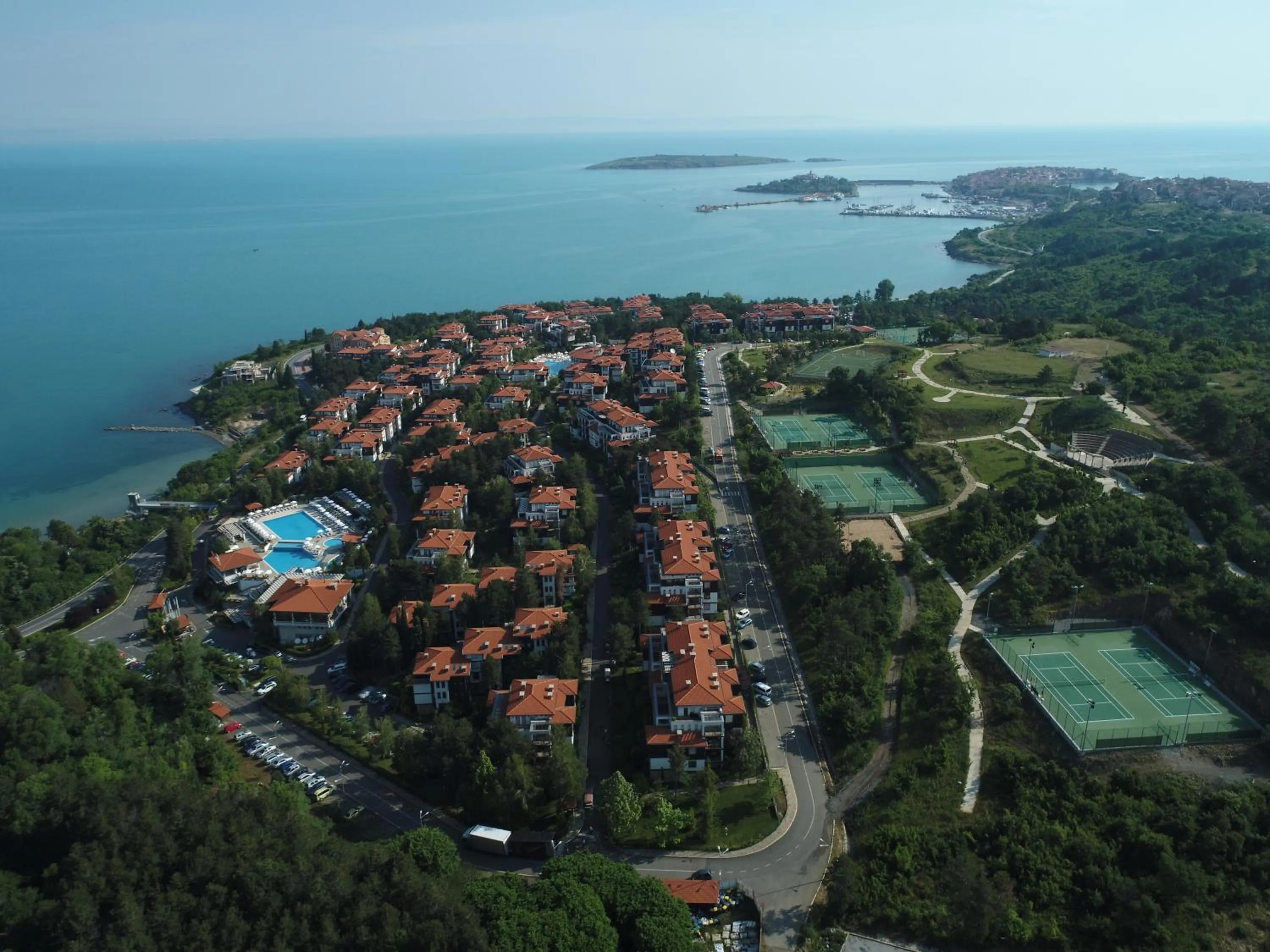 Bird's eye view in Santa Marina Holiday Village