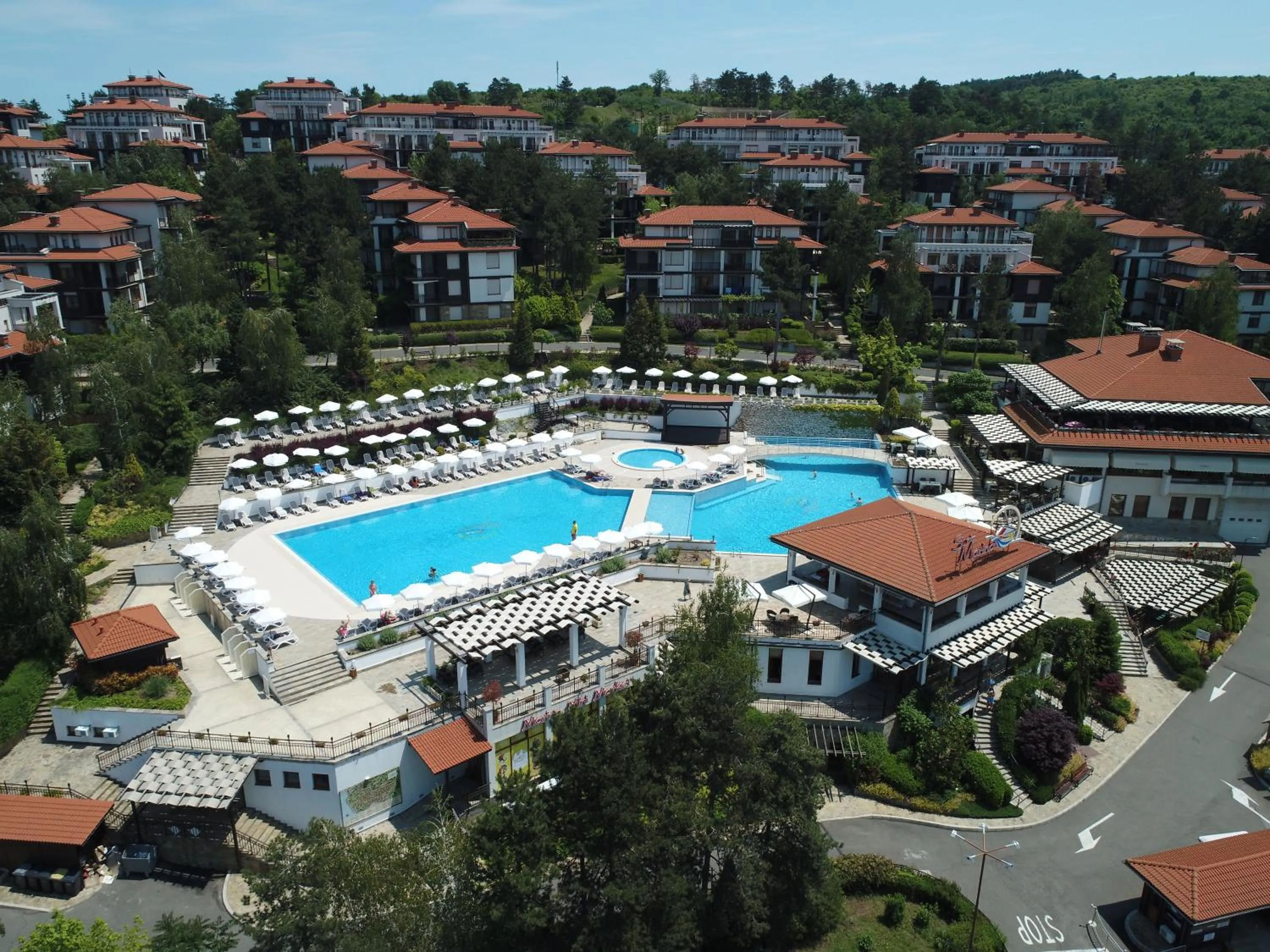 Bird's eye view in Santa Marina Holiday Village