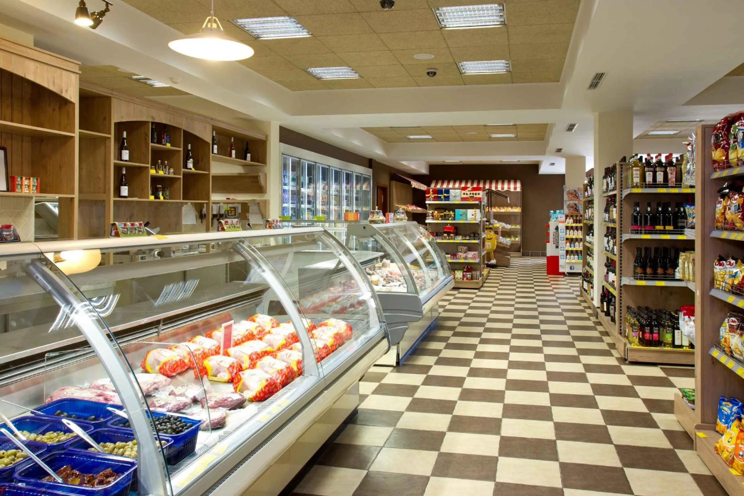 On-site shops in Santa Marina Holiday Village