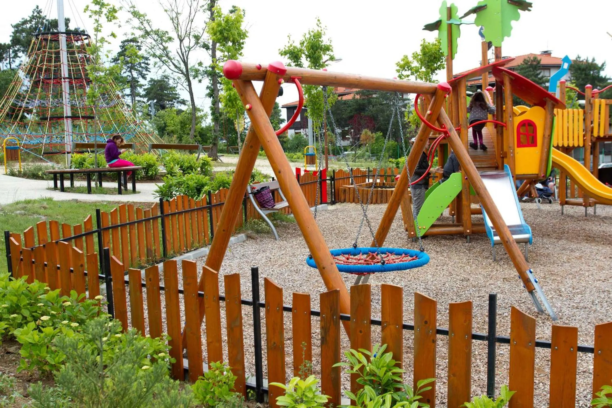 Children play ground in Santa Marina Holiday Village