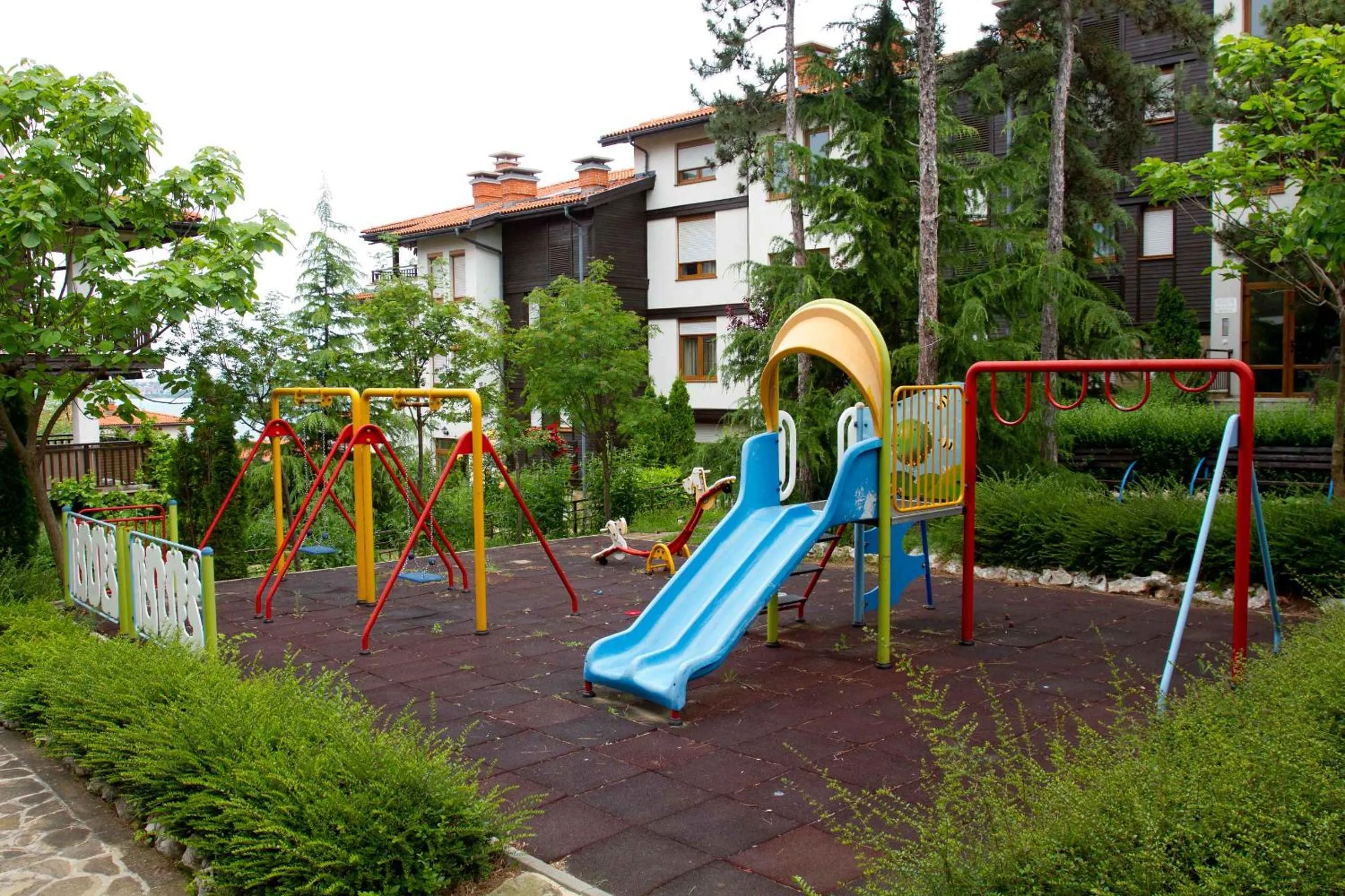 Children play ground in Santa Marina Holiday Village