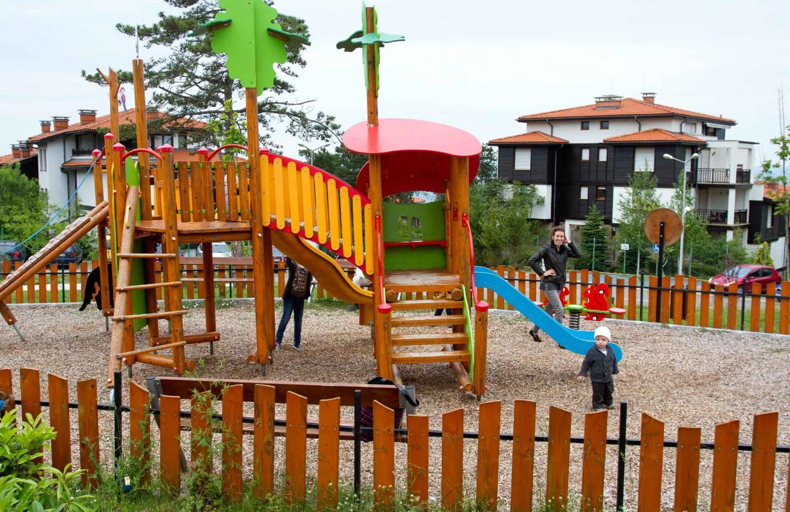 Children play ground in Santa Marina Holiday Village