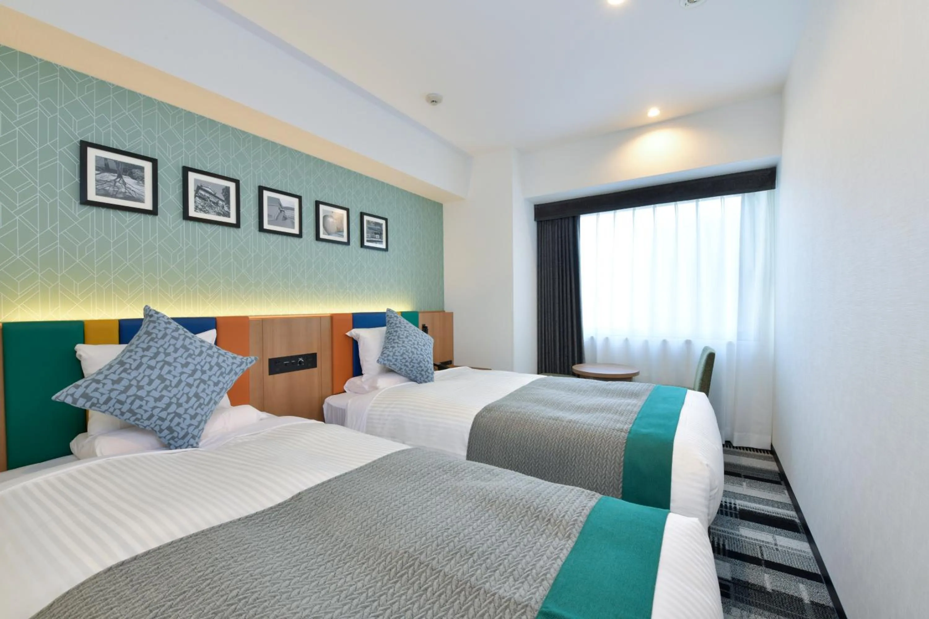 Photo of the whole room, Bed in HOTEL MYSTAYS Fukuoka Tenjin Minami