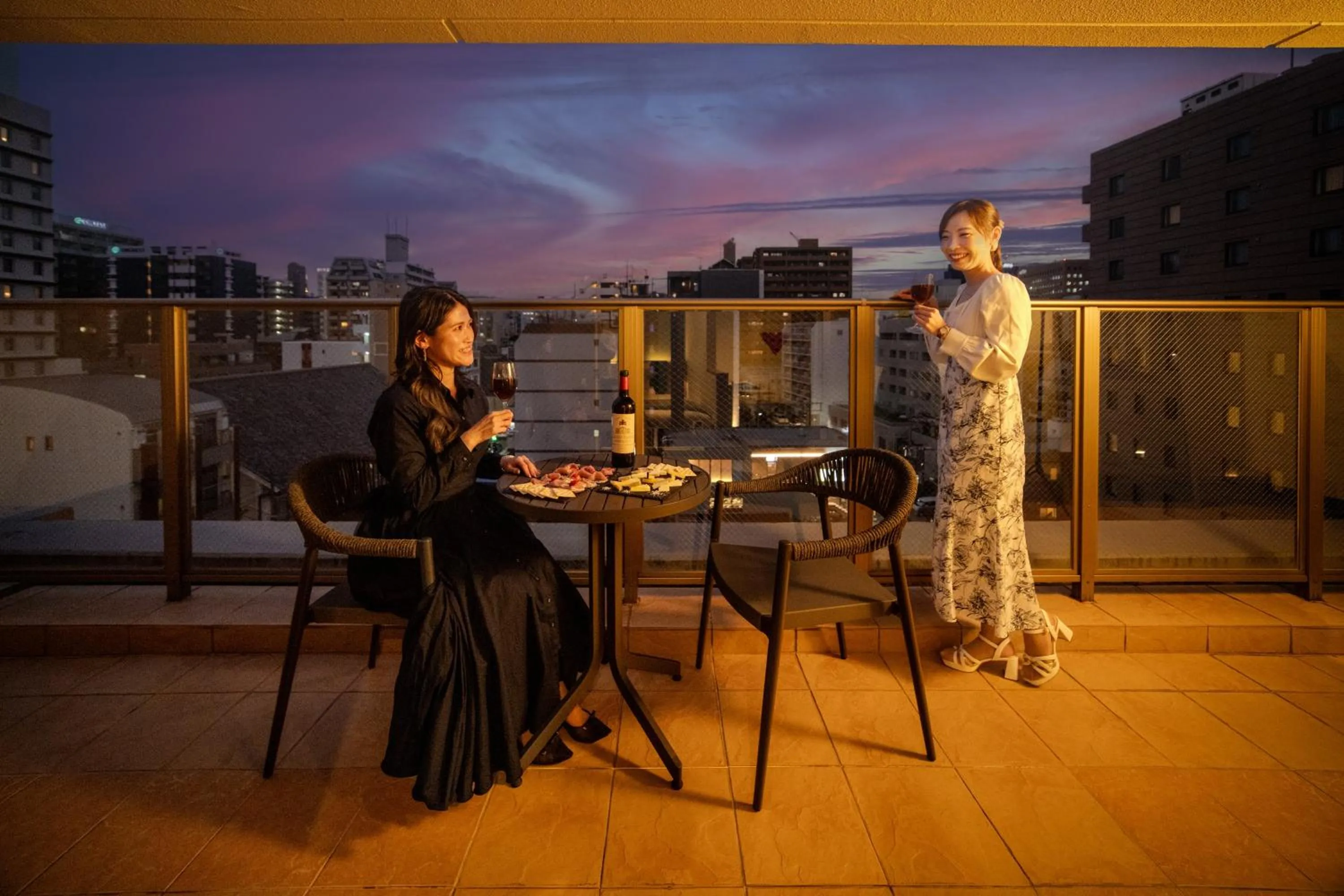 Balcony/Terrace in HOTEL MYSTAYS Fukuoka Tenjin Minami