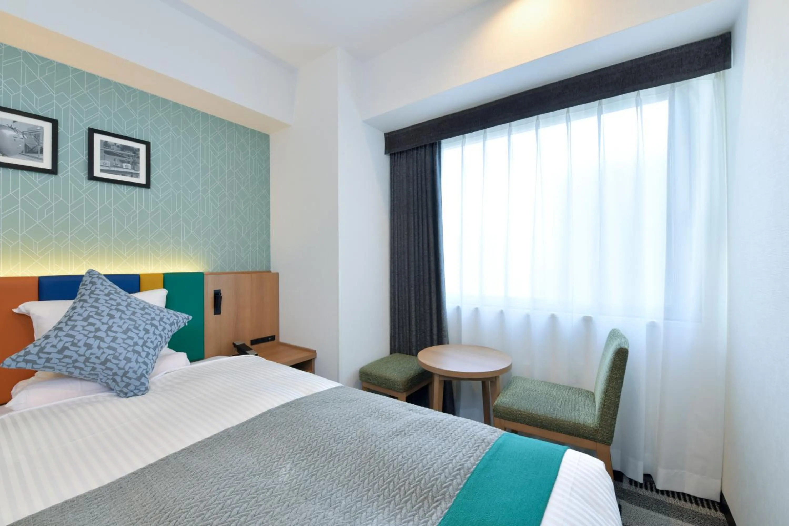 Photo of the whole room, Bed in HOTEL MYSTAYS Fukuoka Tenjin Minami