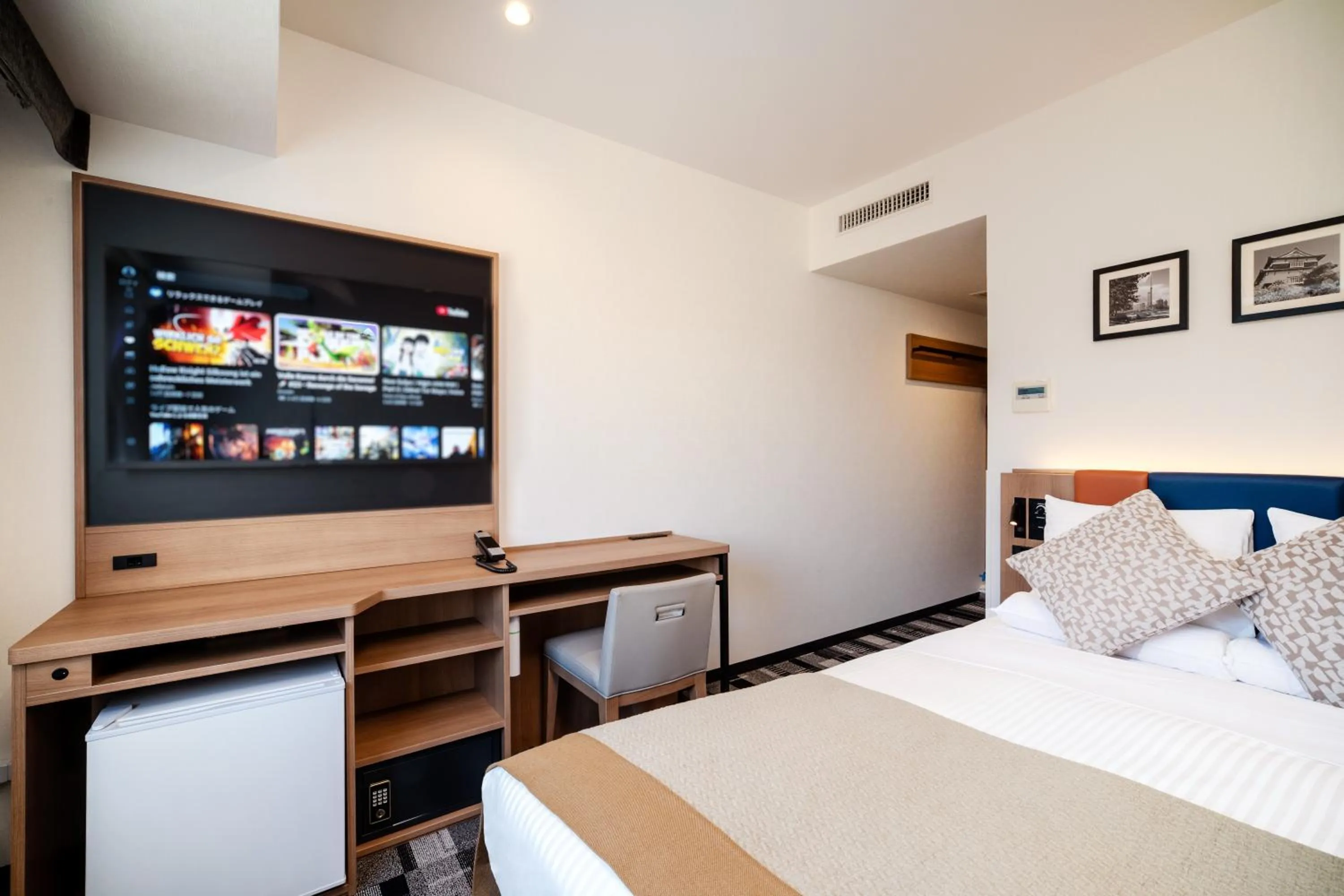 Bed in HOTEL MYSTAYS Fukuoka Tenjin Minami