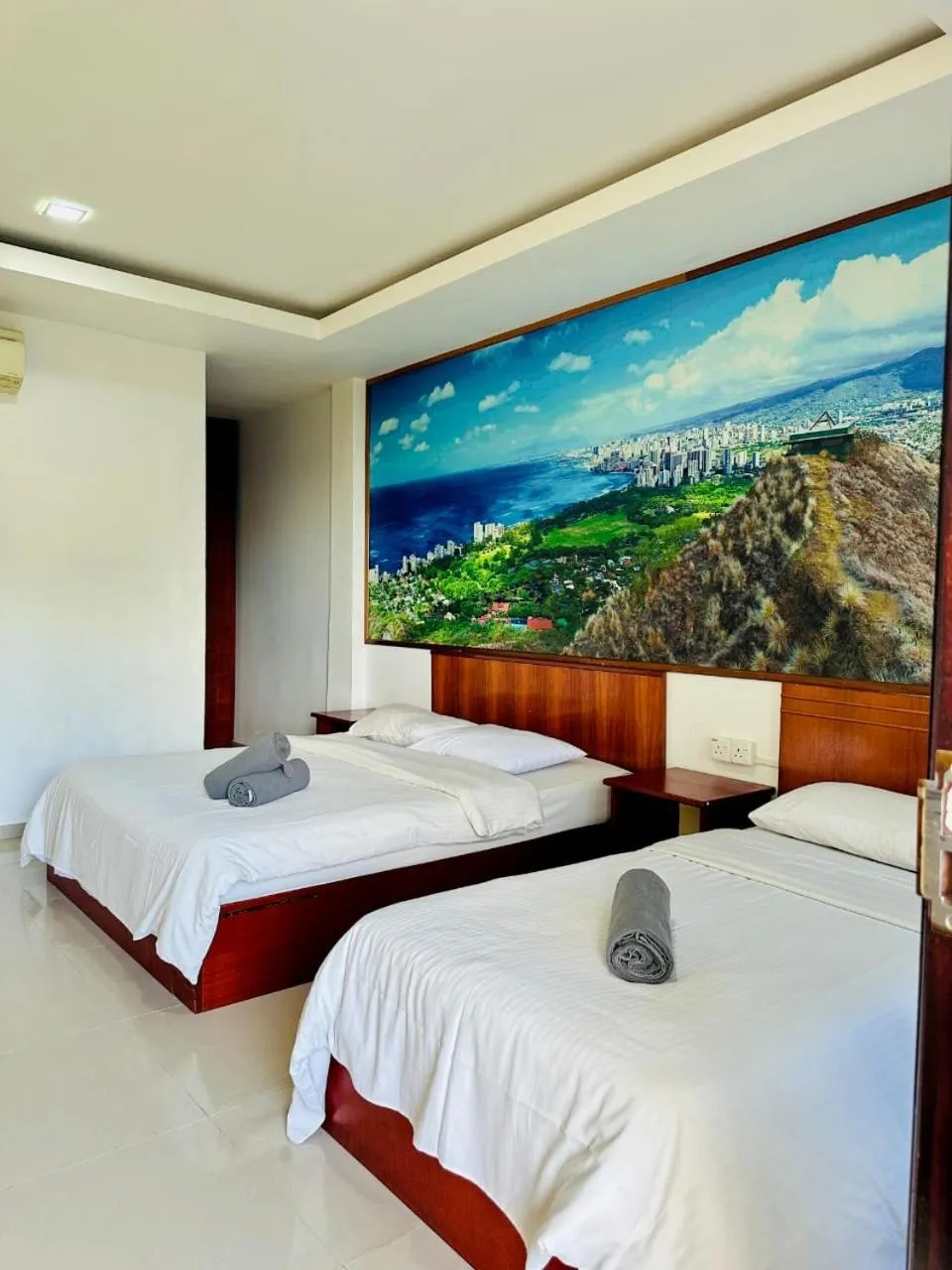 Bed in Landcons Hotel & Resort