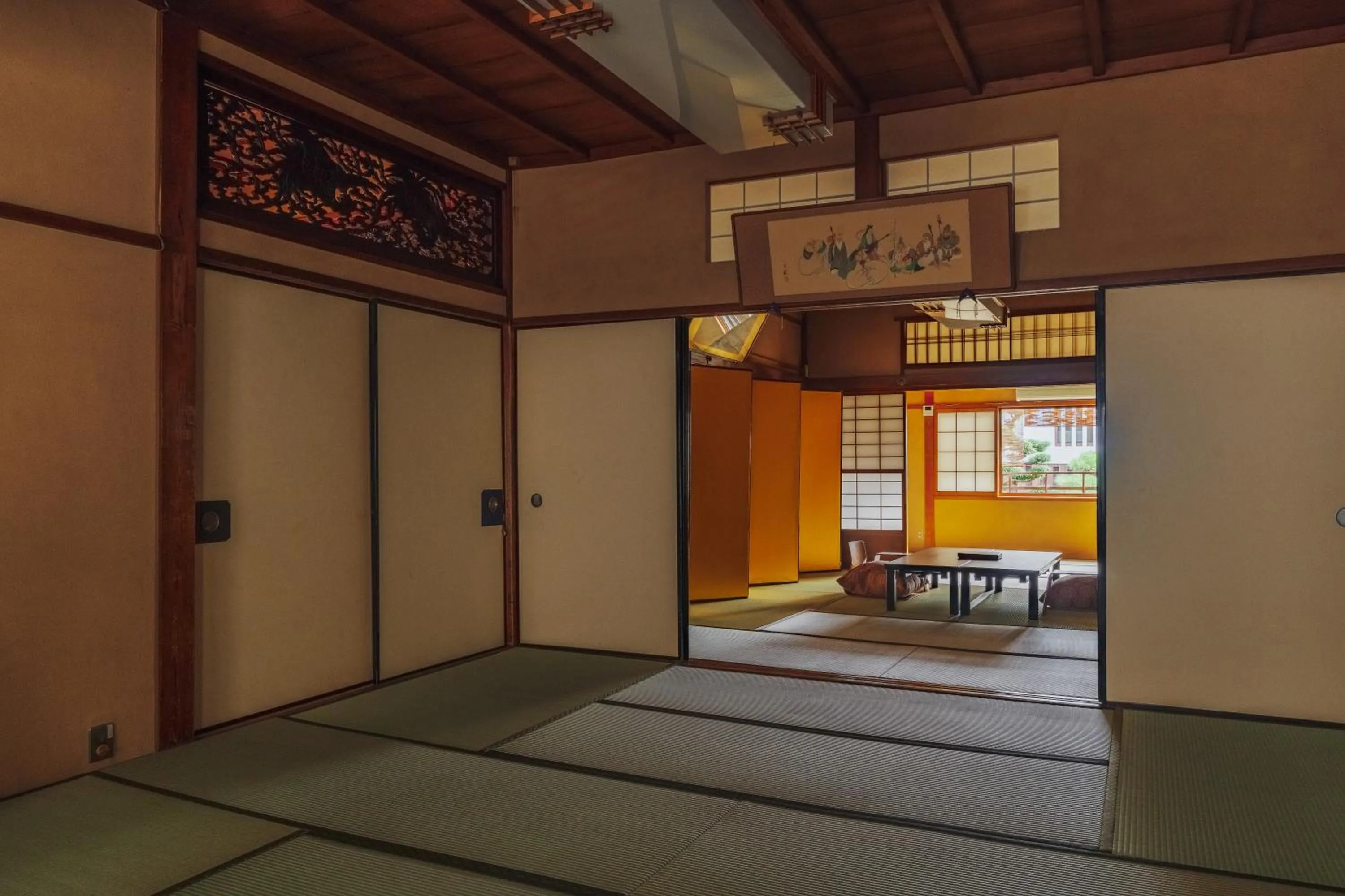 Living room in Ryokan Motonago