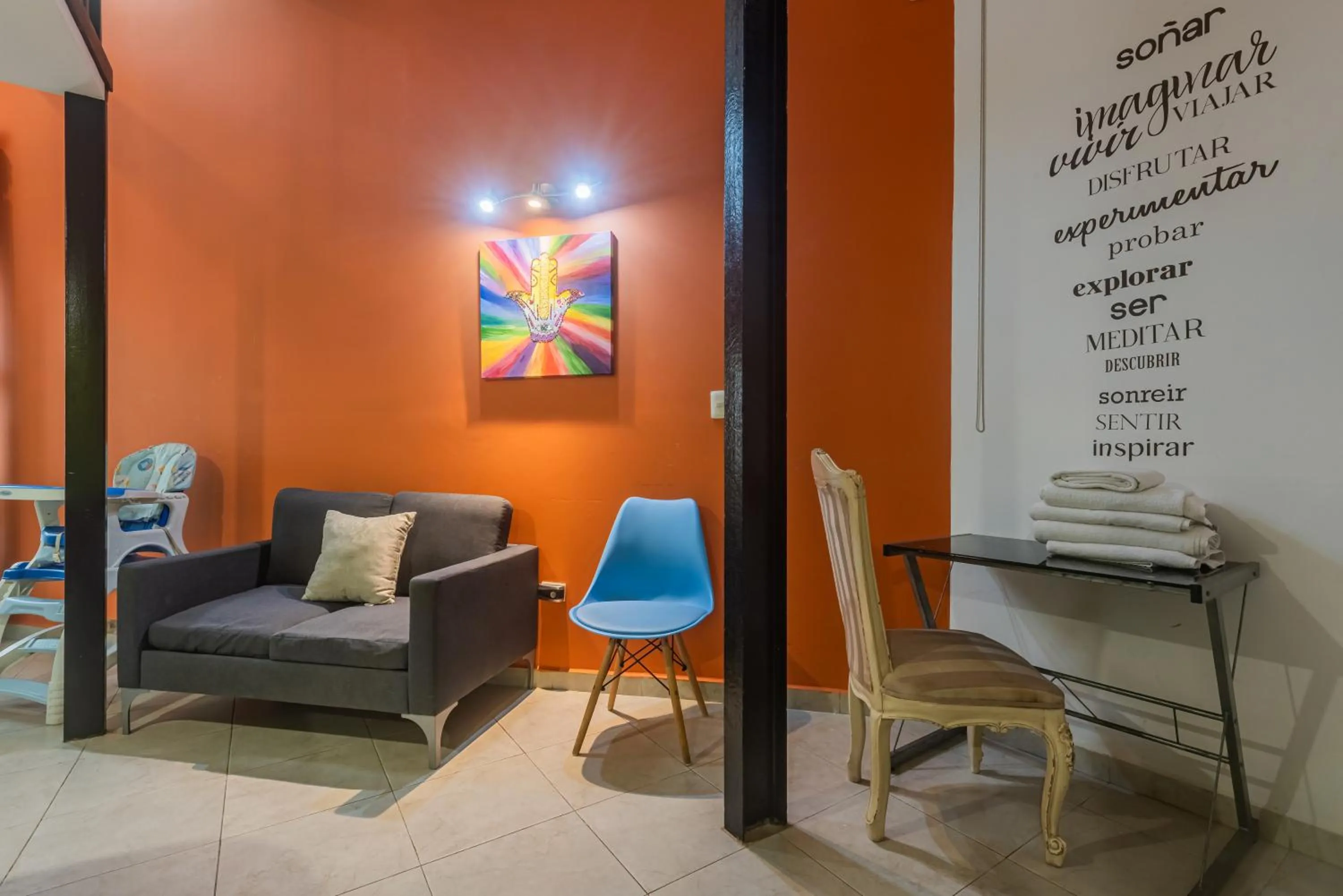 Seating area in Cancún Suites Apartments - Hotel Zone
