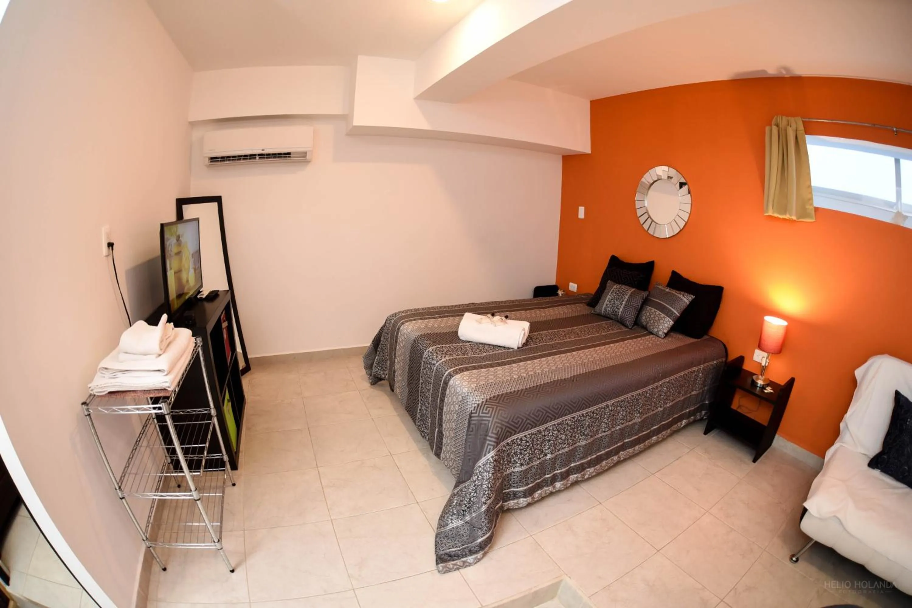 Photo of the whole room, Bed in Cancún Suites Apartments - Hotel Zone