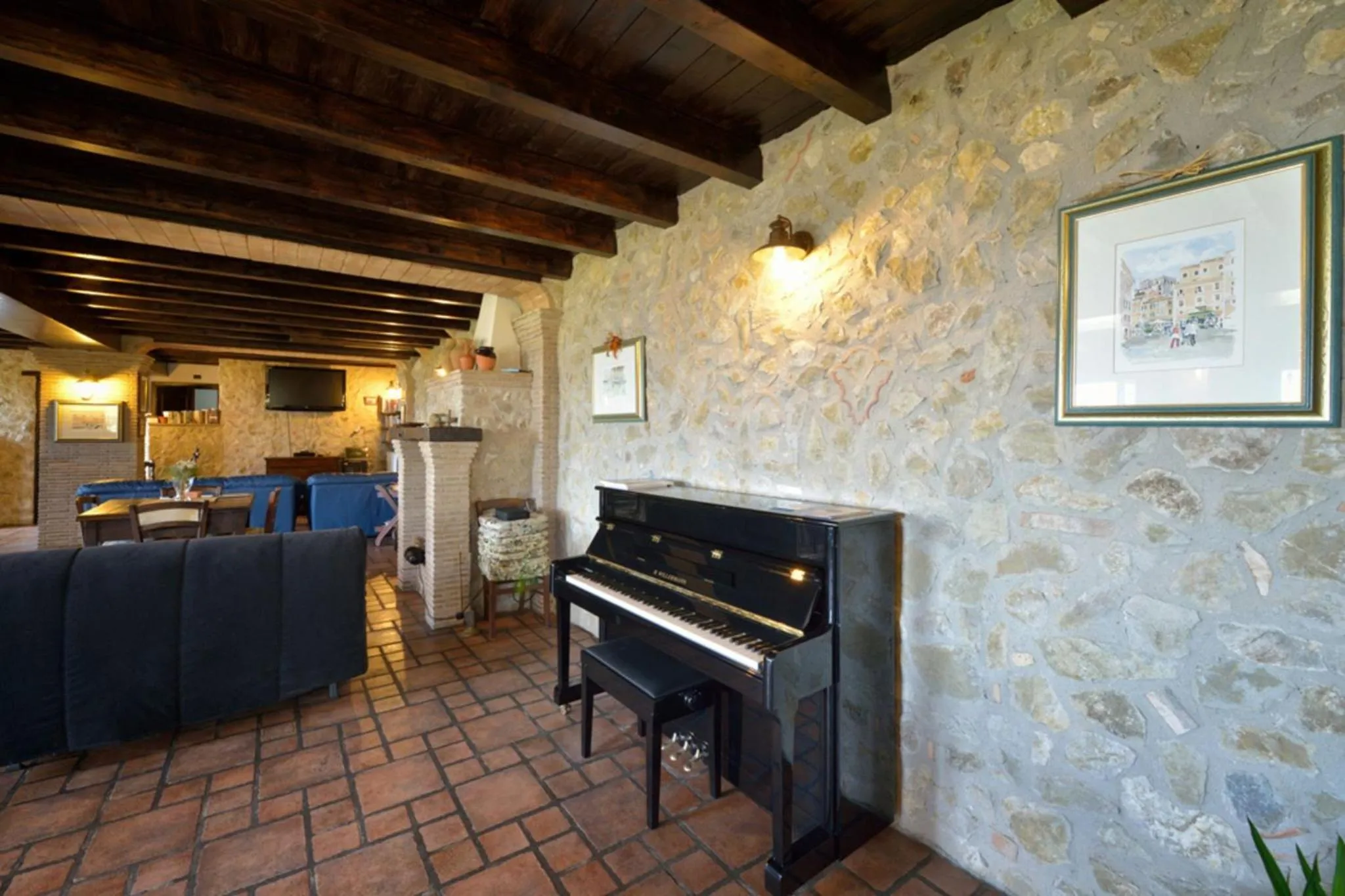 Living room in Il Casale Delle Ginestre