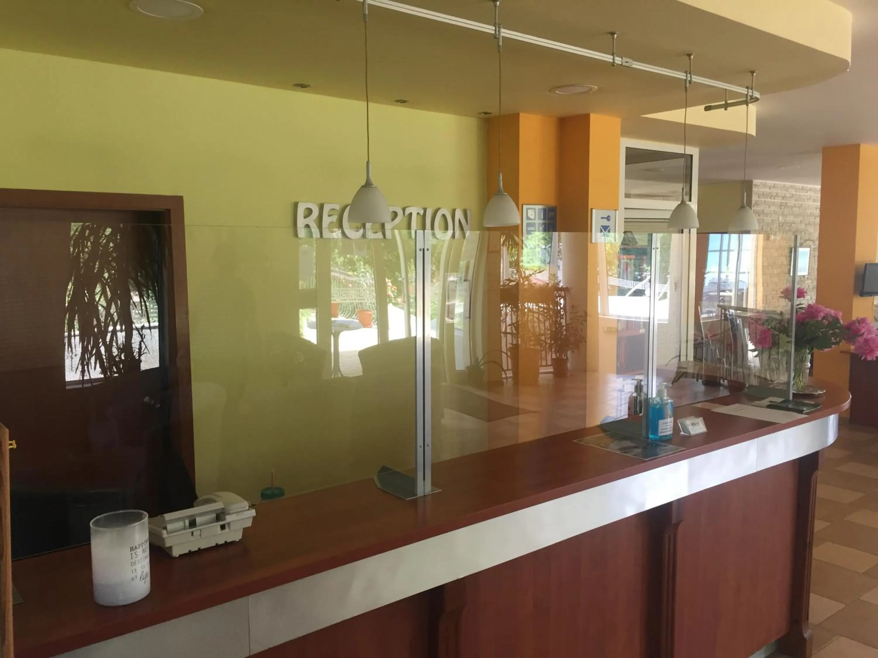 Lobby or reception in Helios Hotel