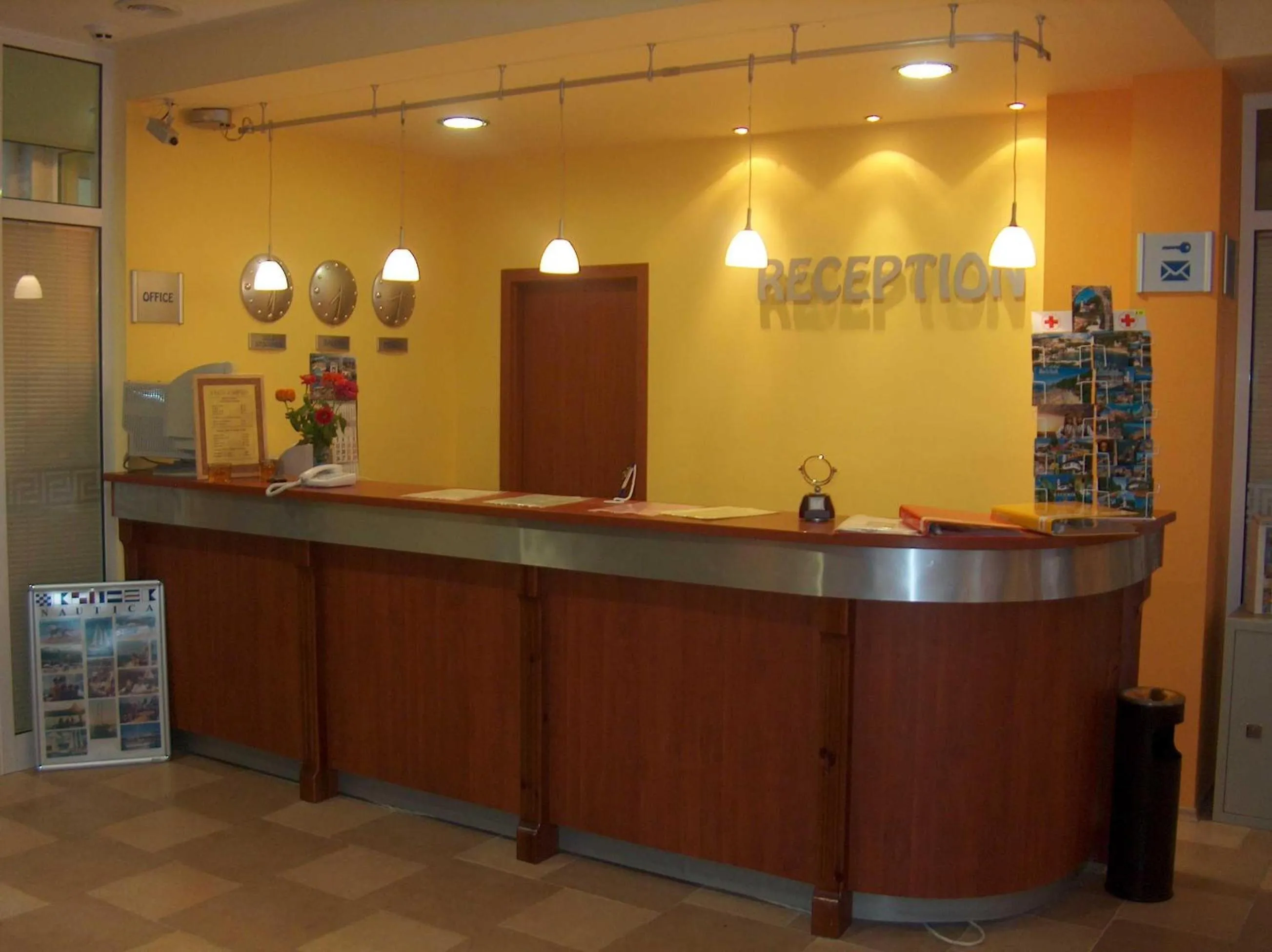 Lobby or reception in Helios Hotel