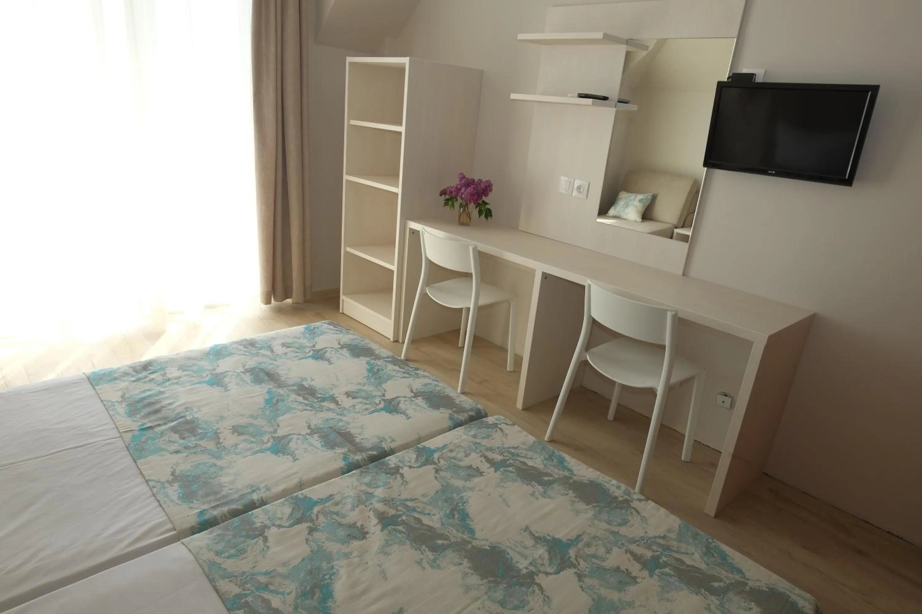 Photo of the whole room, Bed in Helios Hotel