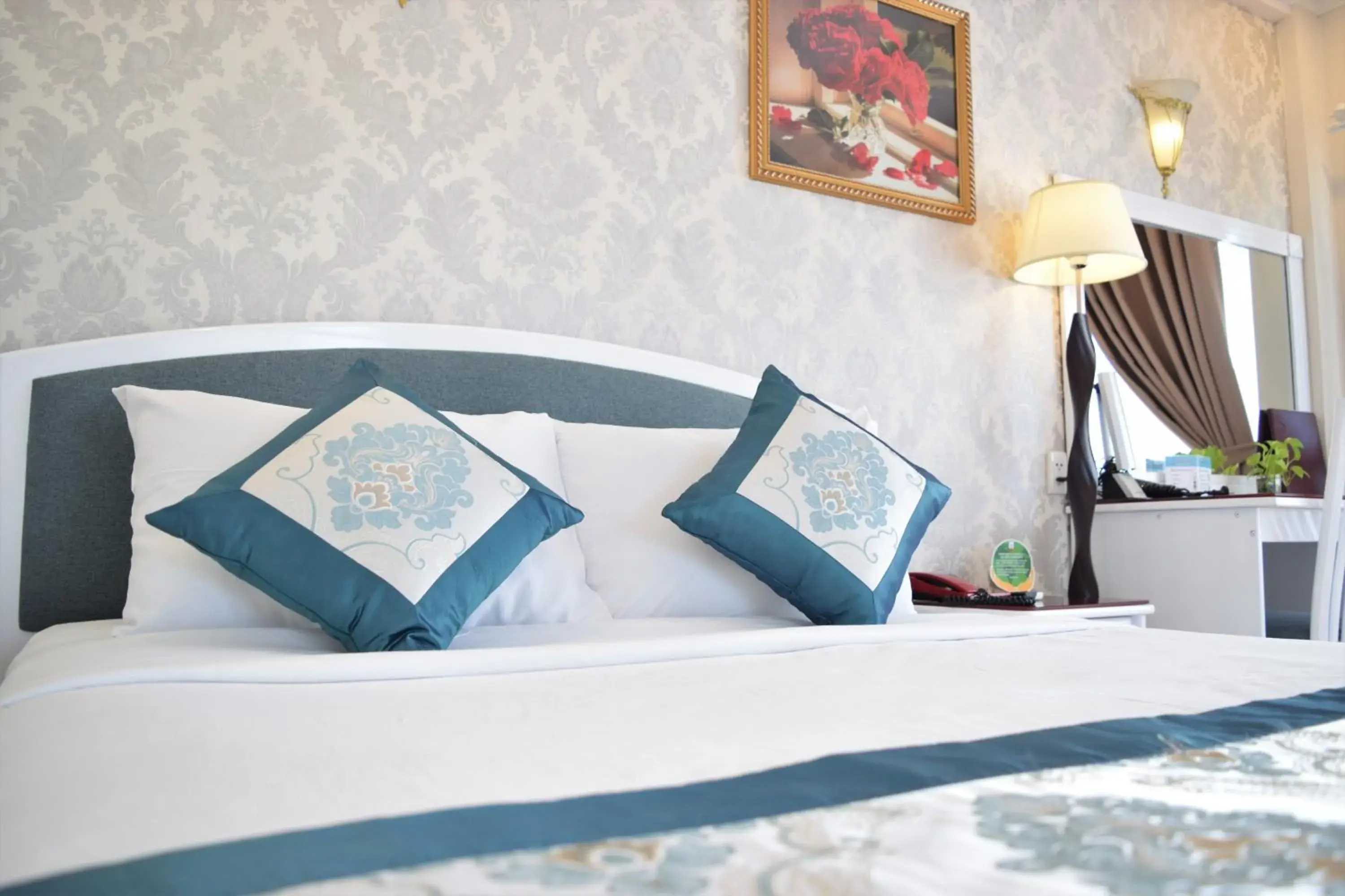 Bed in Rang Dong Hotel Bed in Rang Dong Hotel