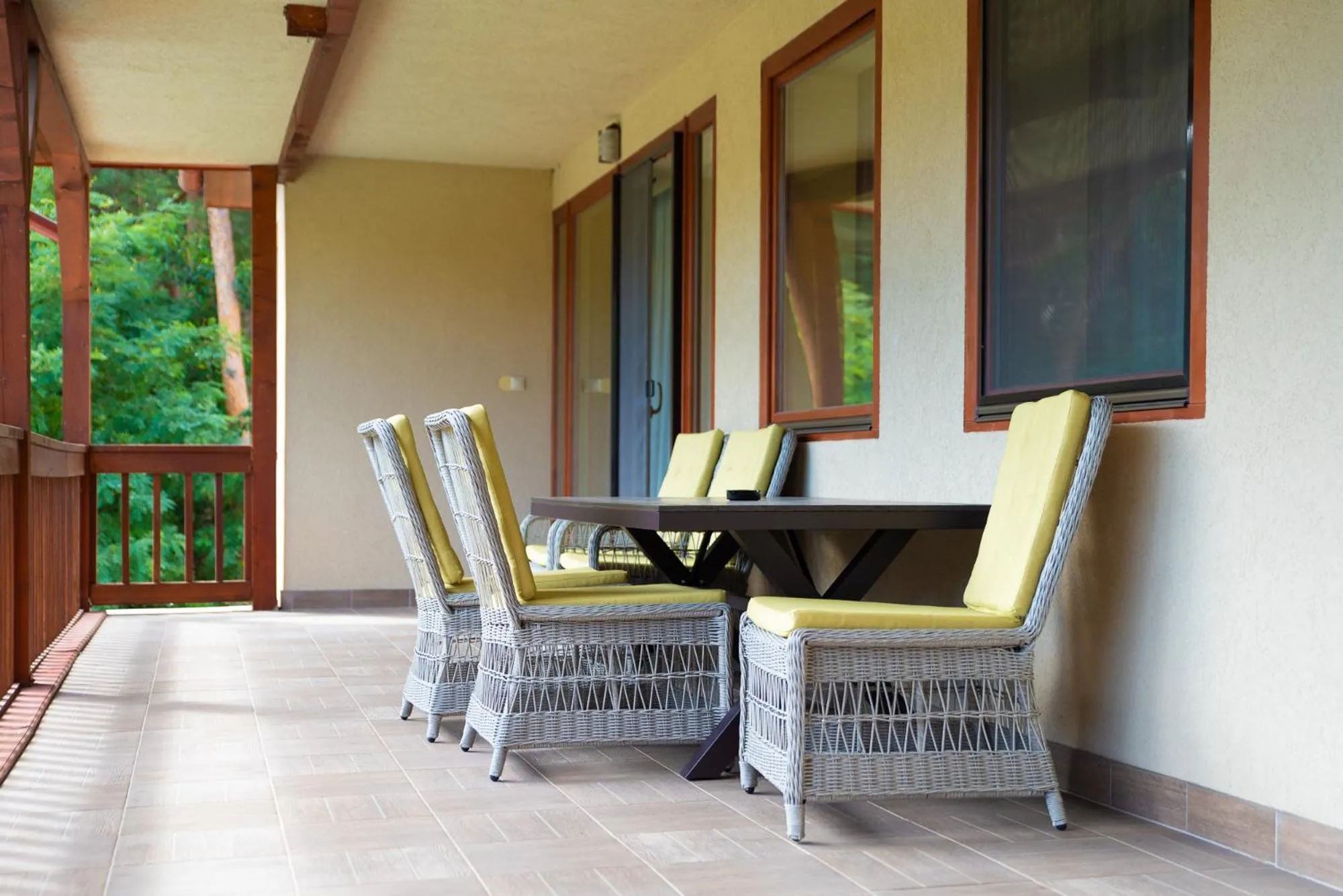 Balcony/Terrace in Erdőspuszta Club Hotel